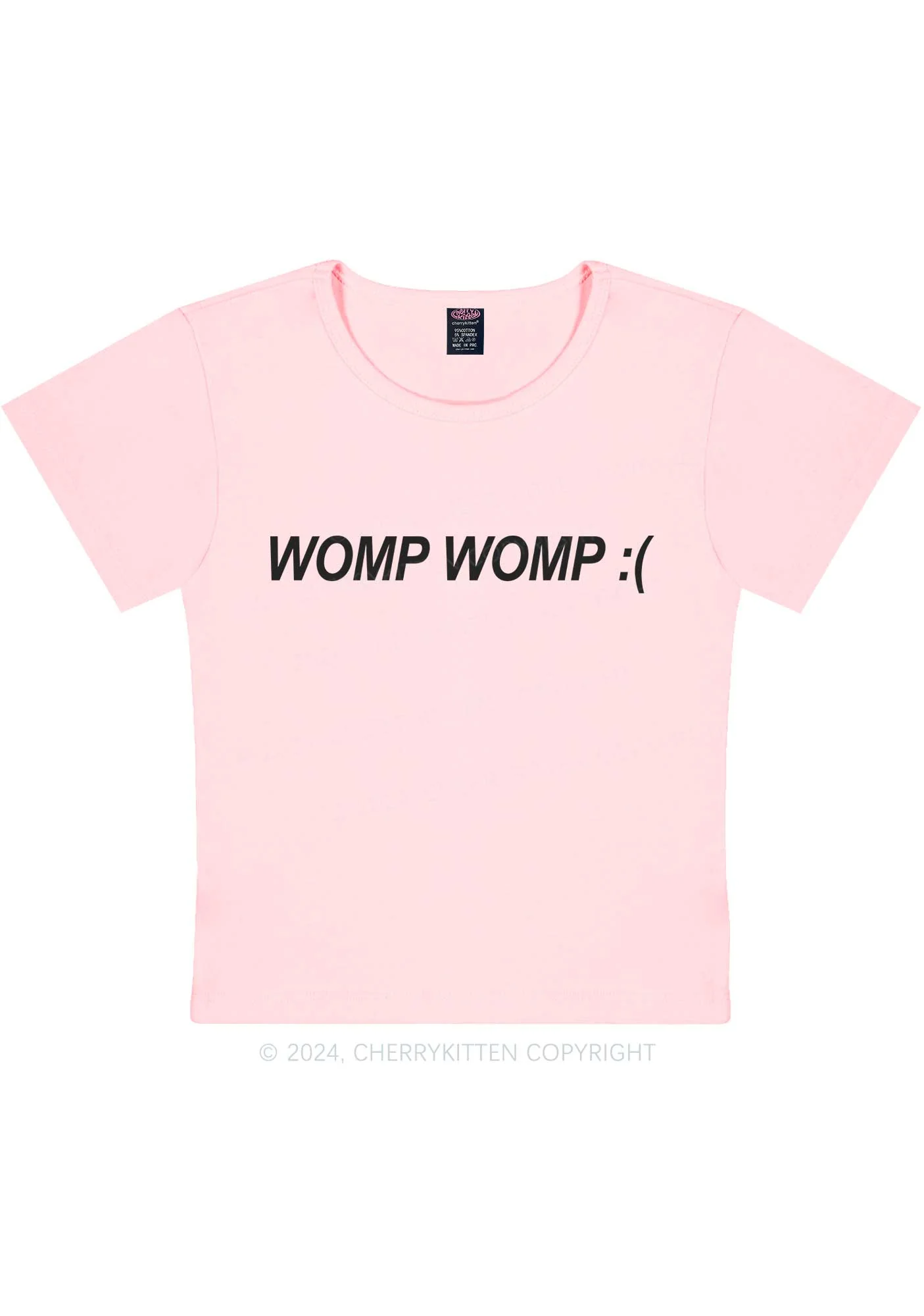 Womp Womp Y2K Baby Tee Cherrykitten - Image 11