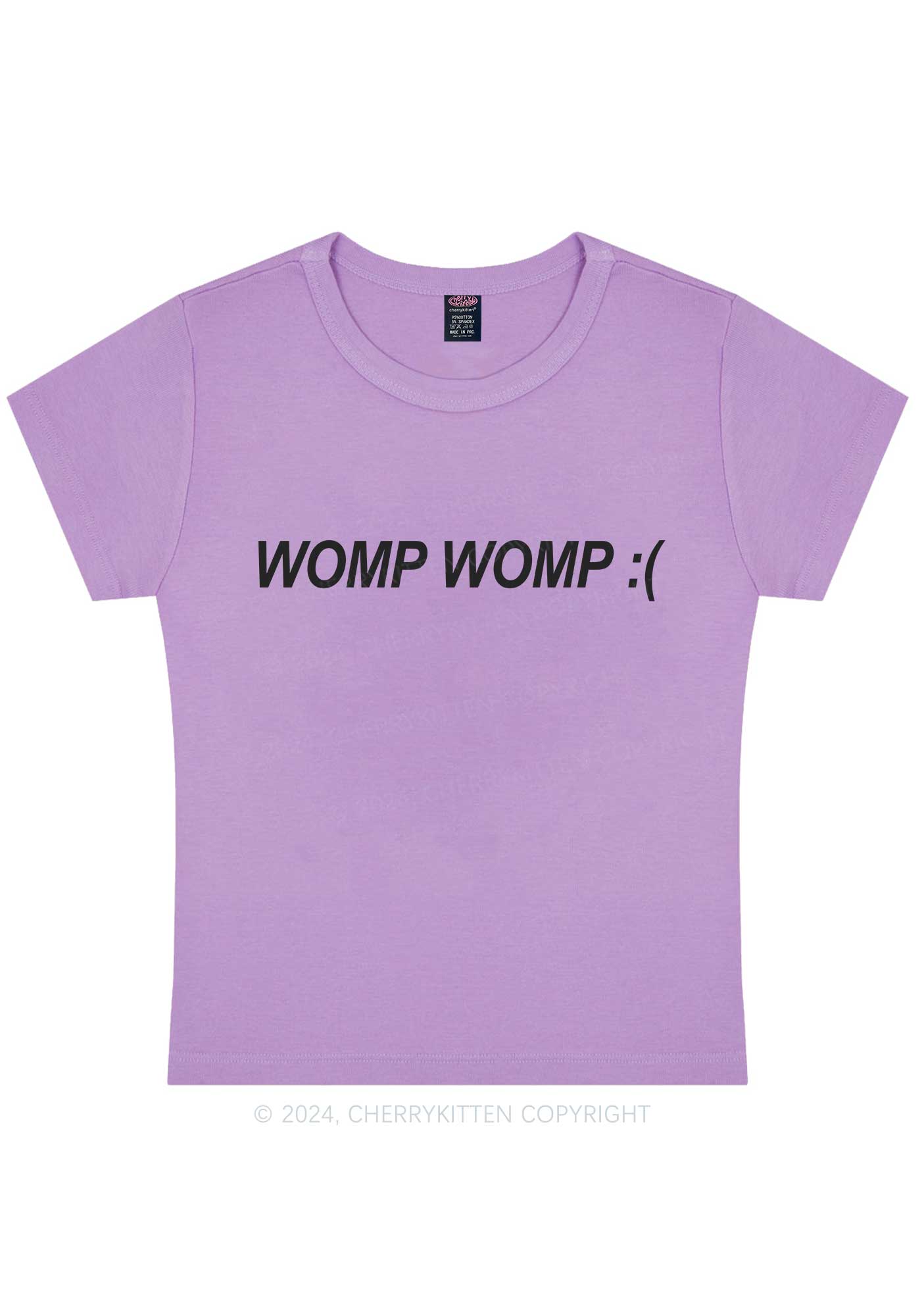 Womp Womp Y2K Baby Tee Cherrykitten - Image 6