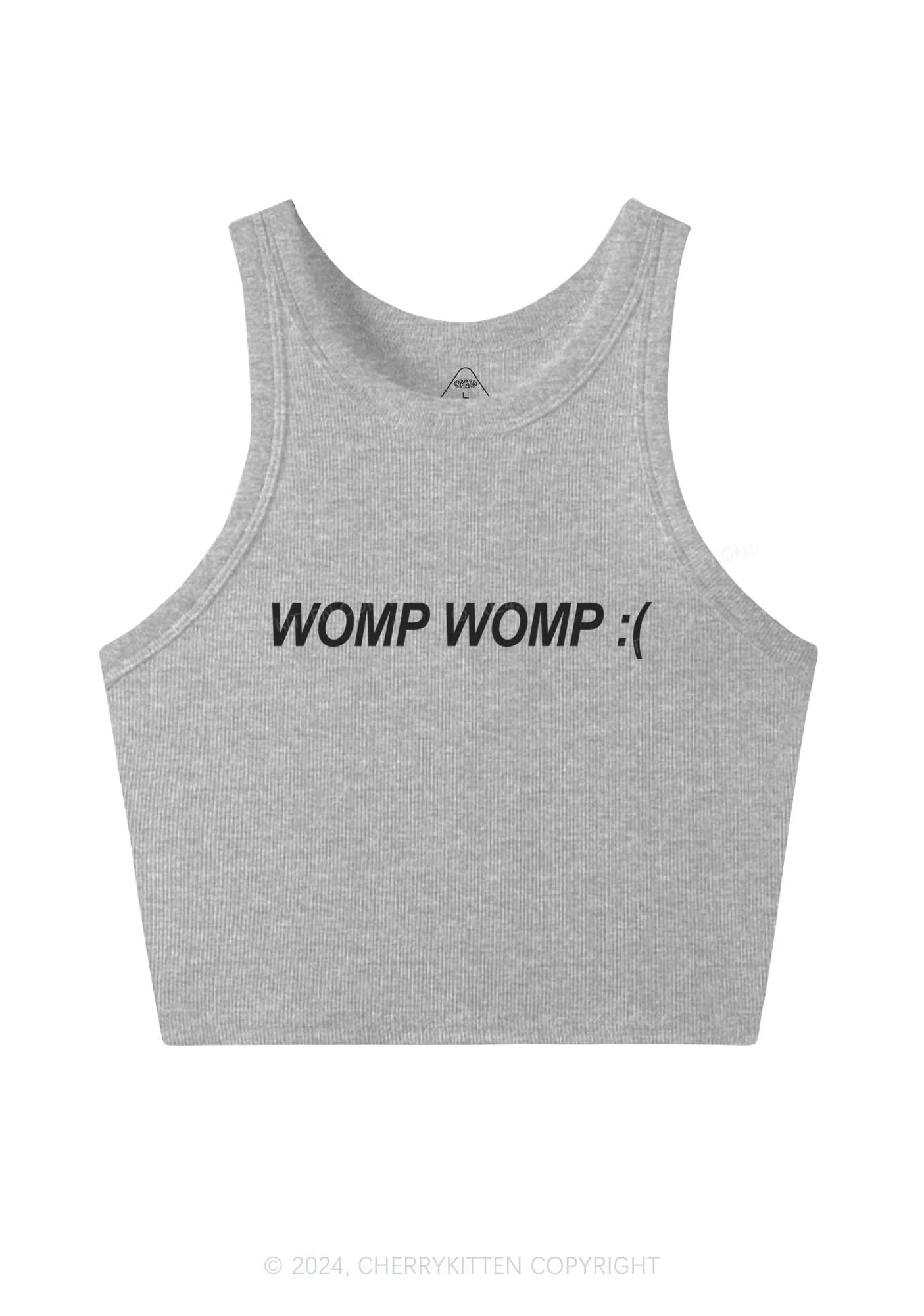 Womp Womp Y2K Crop Tank Top Cherrykitten - Image 5