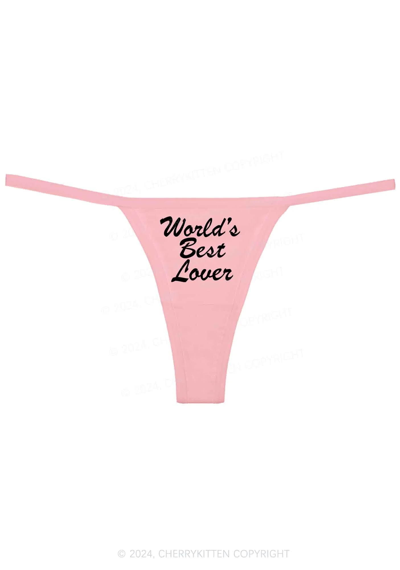 World's Best Lover Y2K Flat String Thong Cherrykitten - Image 7