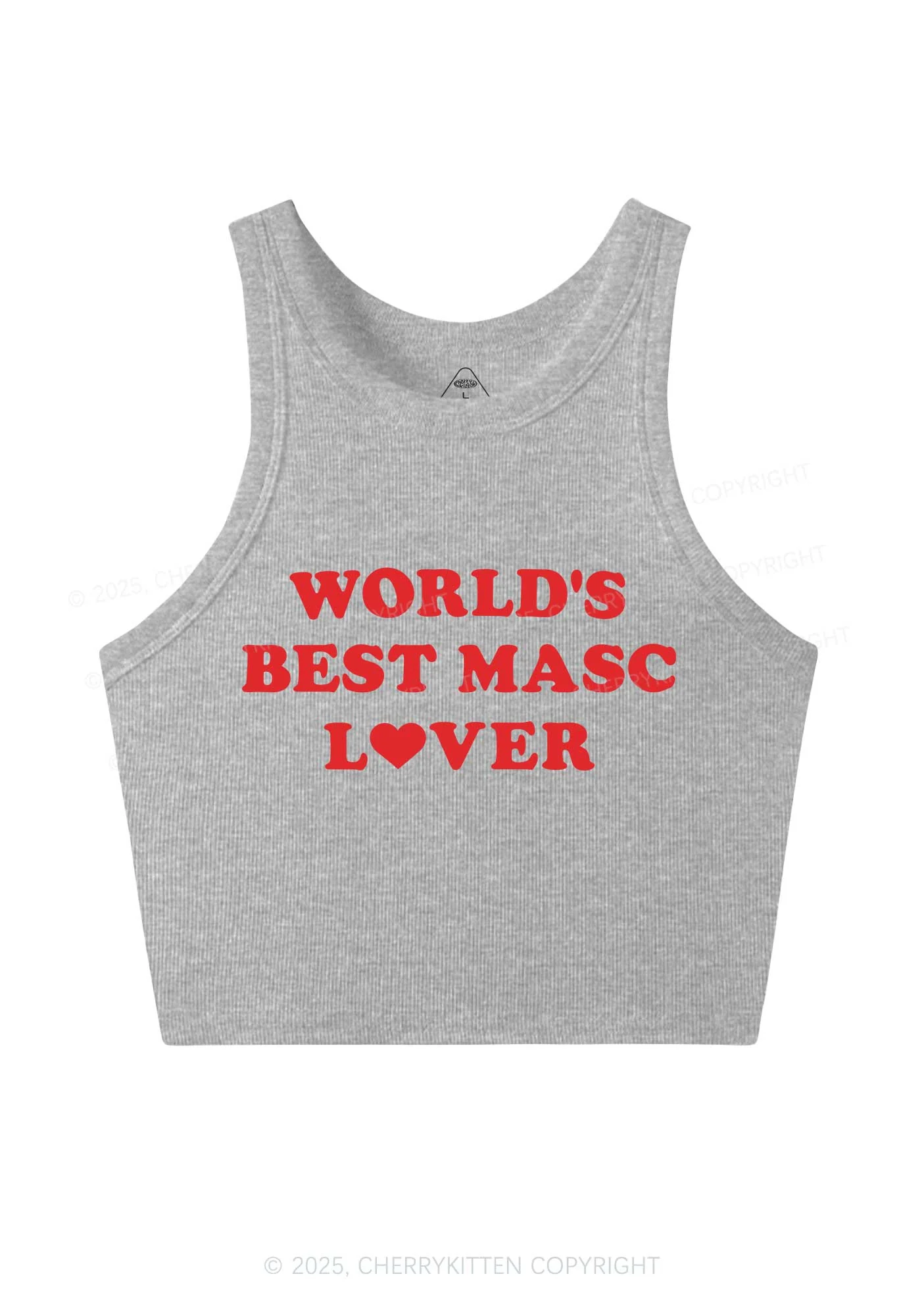 Worlds Best Masc Lover Pride Y2K Crop Tank Top Cherrykitten - Image 4