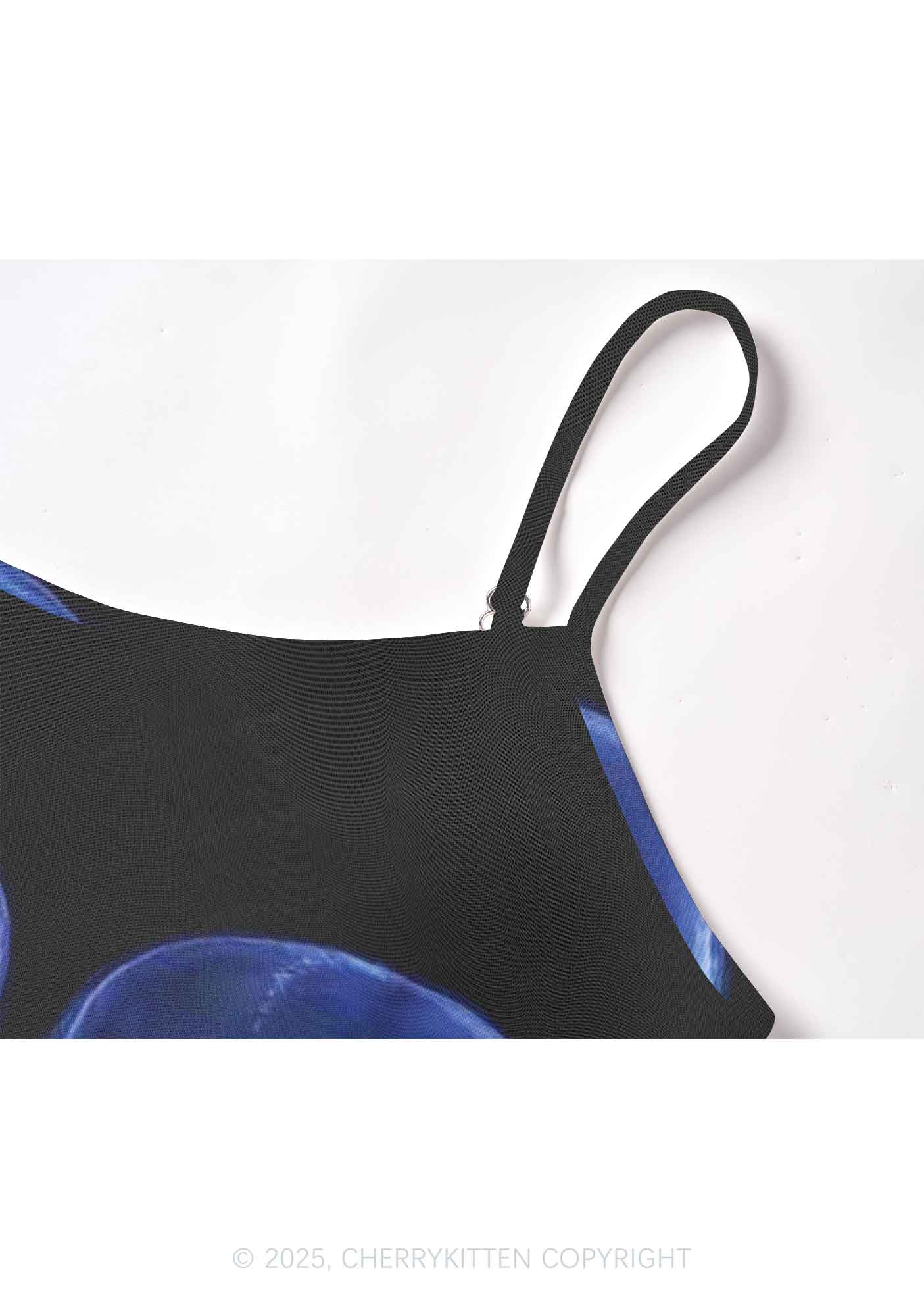 X Ray Skull Kiss Y2K Mesh Cami Tank Cherrykitten - Image 5
