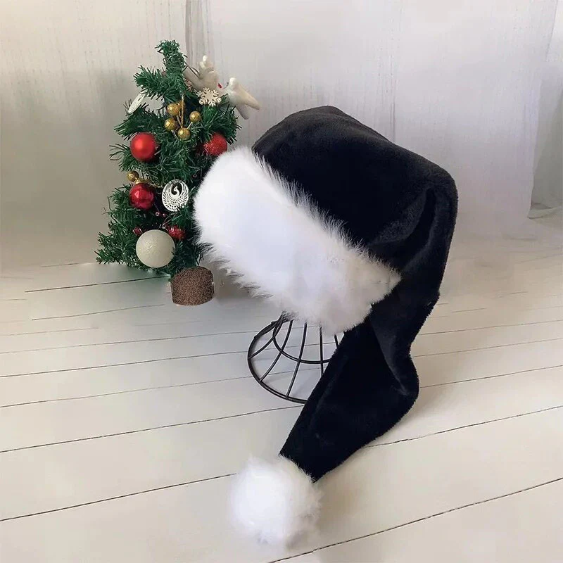 Y2K 75cm Long Plush Christmas Hat - Image 6