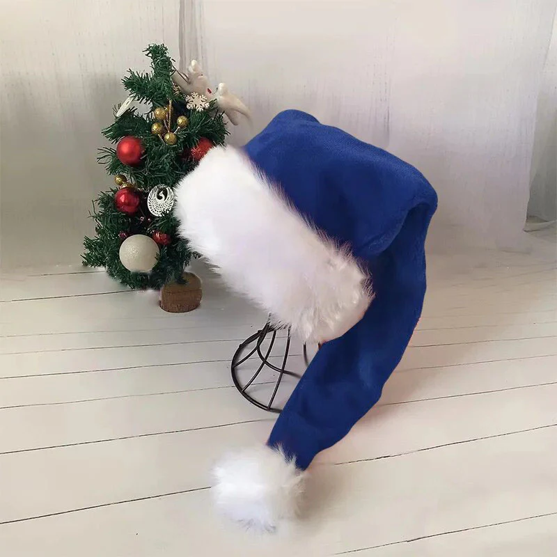 Y2K 75cm Long Plush Christmas Hat - Image 8