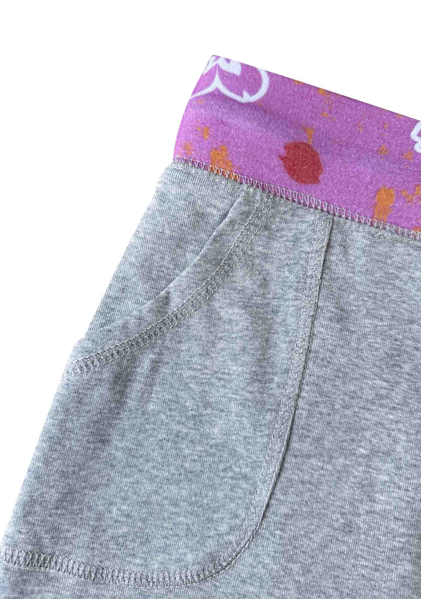 Y2K Grey Printed Patch Skirt Cherrykitten - Image 4