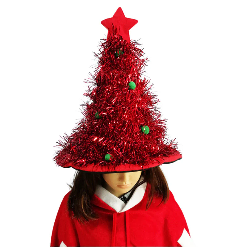 Y2K Pentagram Christmas Tree Hat - Image 2