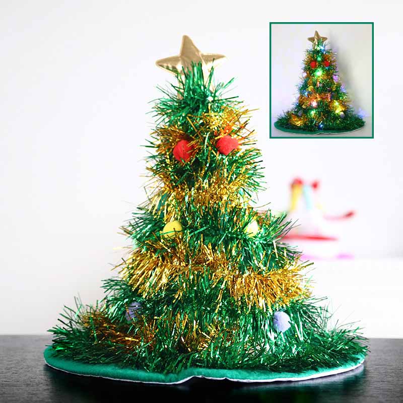 Y2K Pentagram Christmas Tree Hat - Image 3