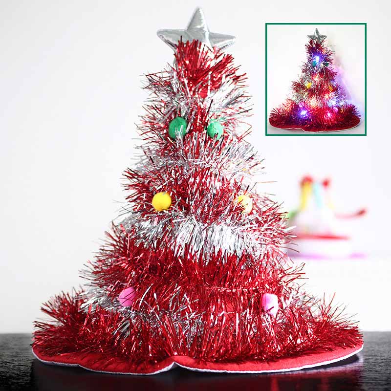 Y2K Pentagram Christmas Tree Hat - Image 4