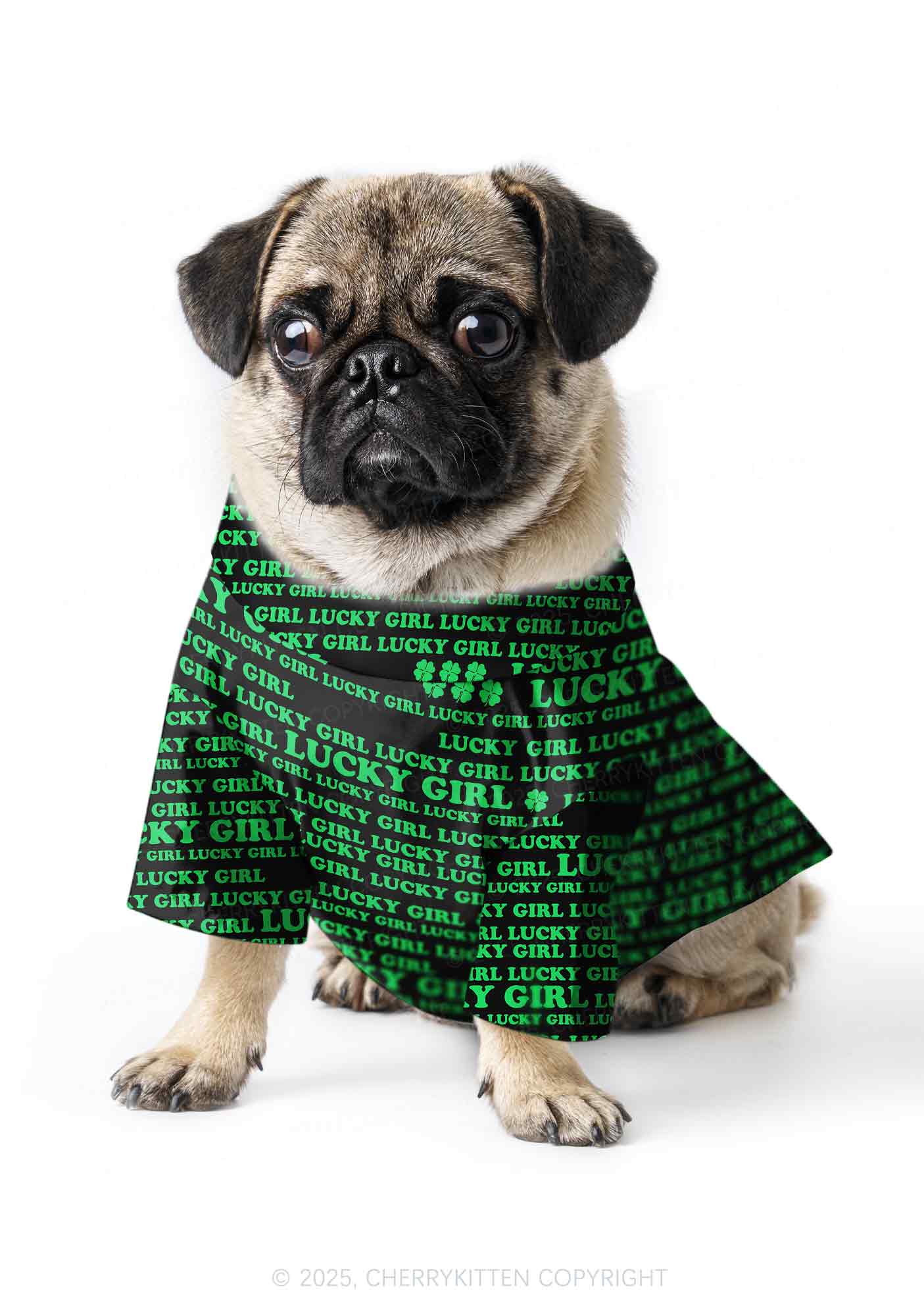 Lucky Girl Y2K Pet Shirts Cherrykitten - Image 3