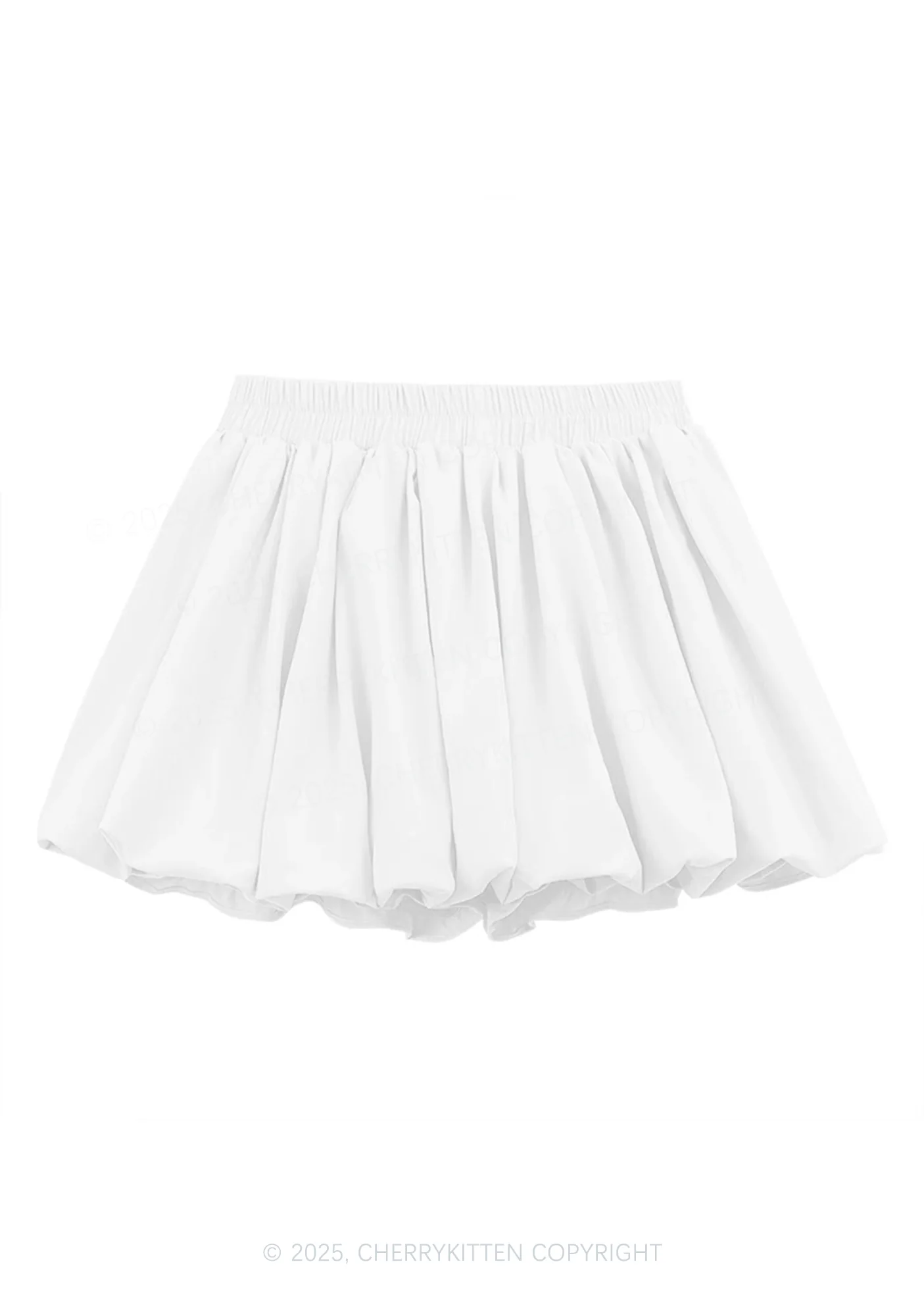 Y2K Pleated Puffy Mini Skirt Cherrykitten - Image 2