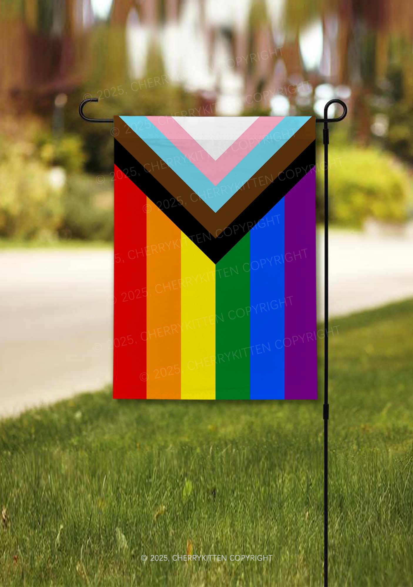 Y2K Pride Garden Flags Cherrykitten - Image 4