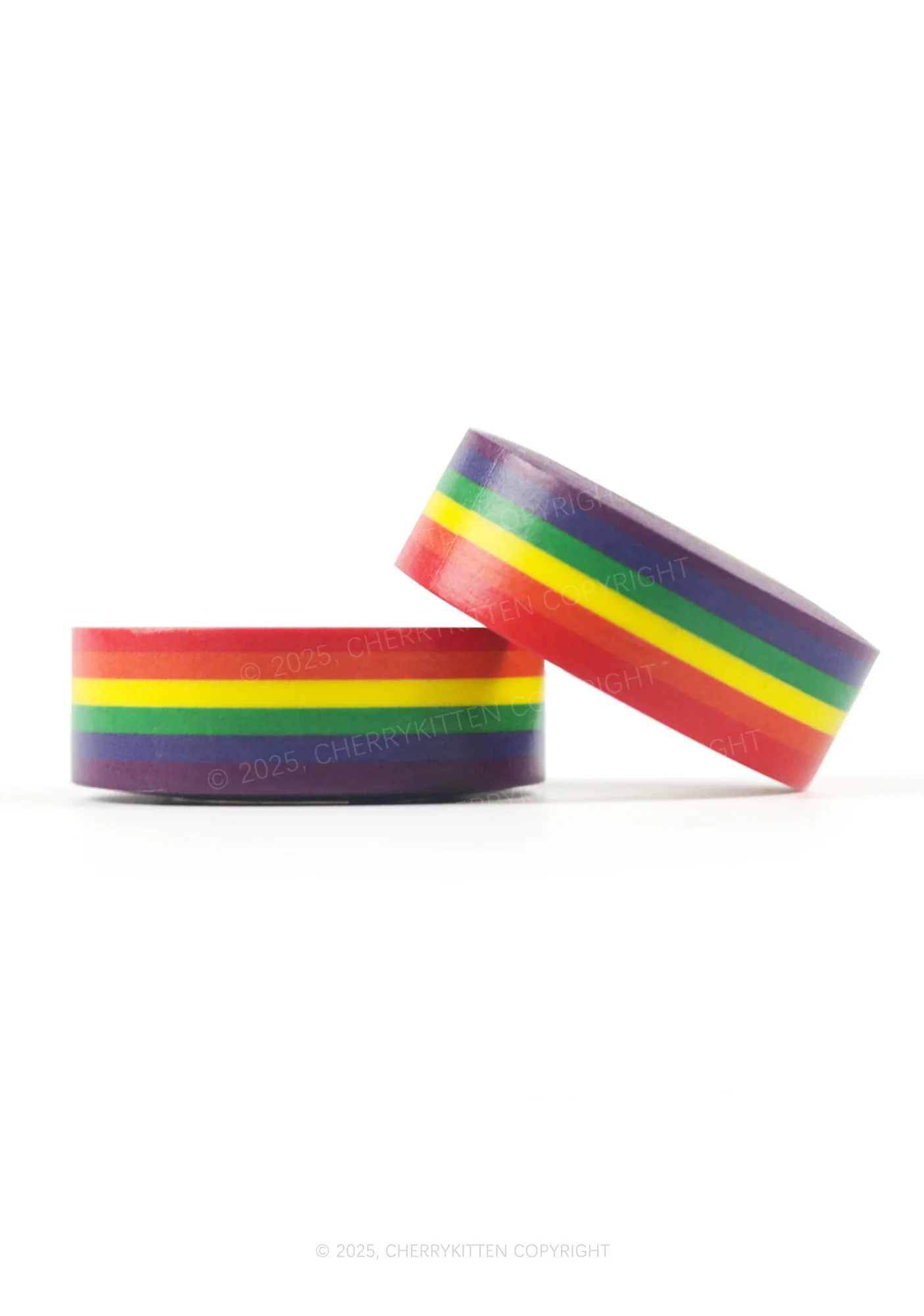 Y2K Pride Rainbow Flag Washi Tape Cherrykitten - Image 4