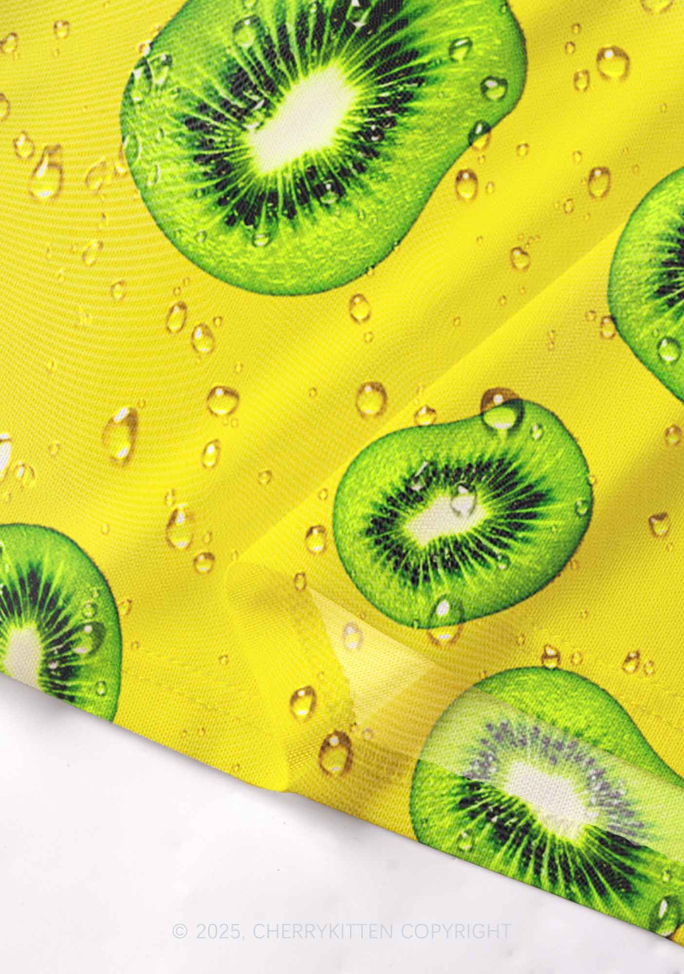 Yellow Kiwi Y2K Mesh Cami Tank Cherrykitten - Image 4