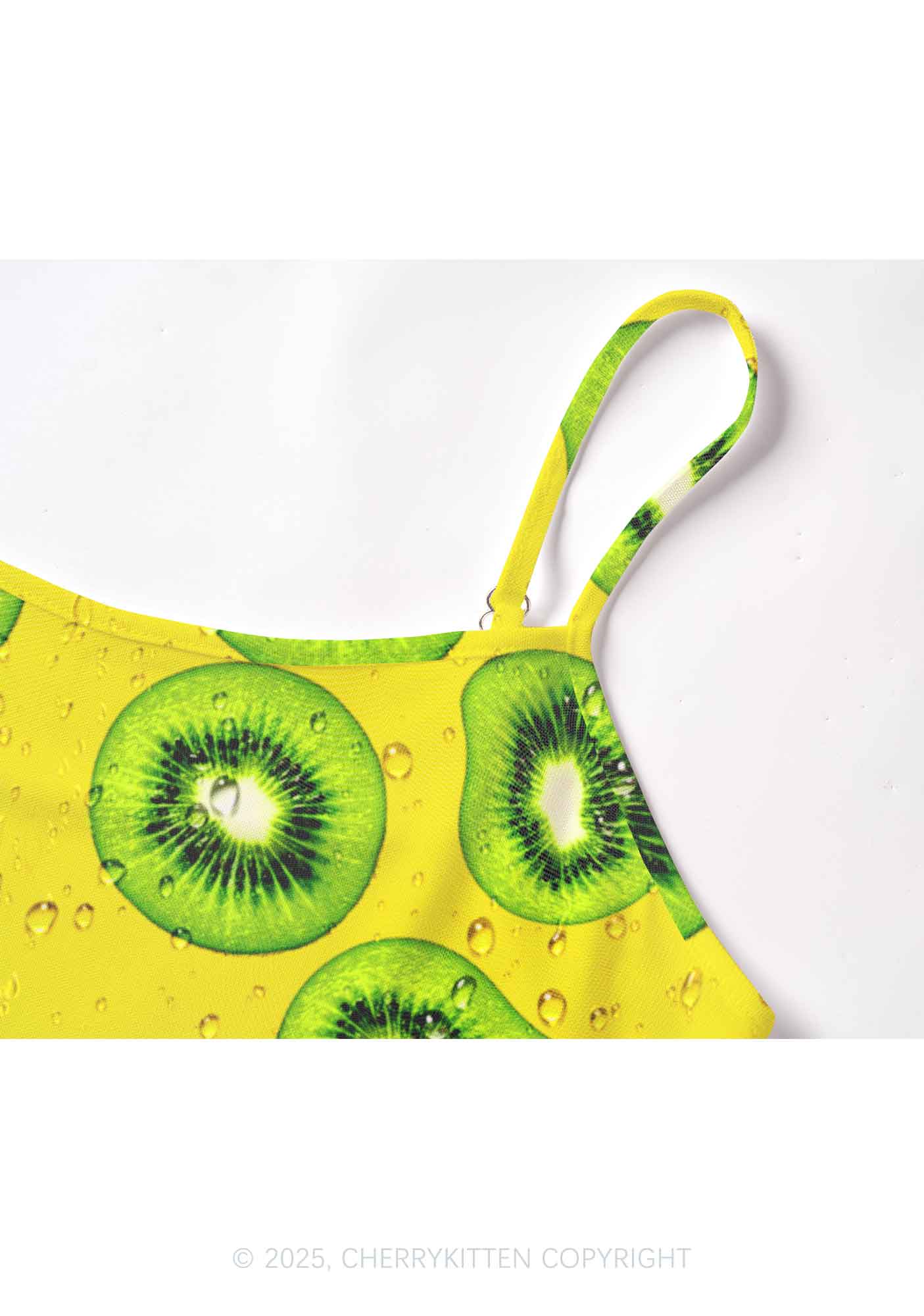 Yellow Kiwi Y2K Mesh Cami Tank Cherrykitten - Image 5