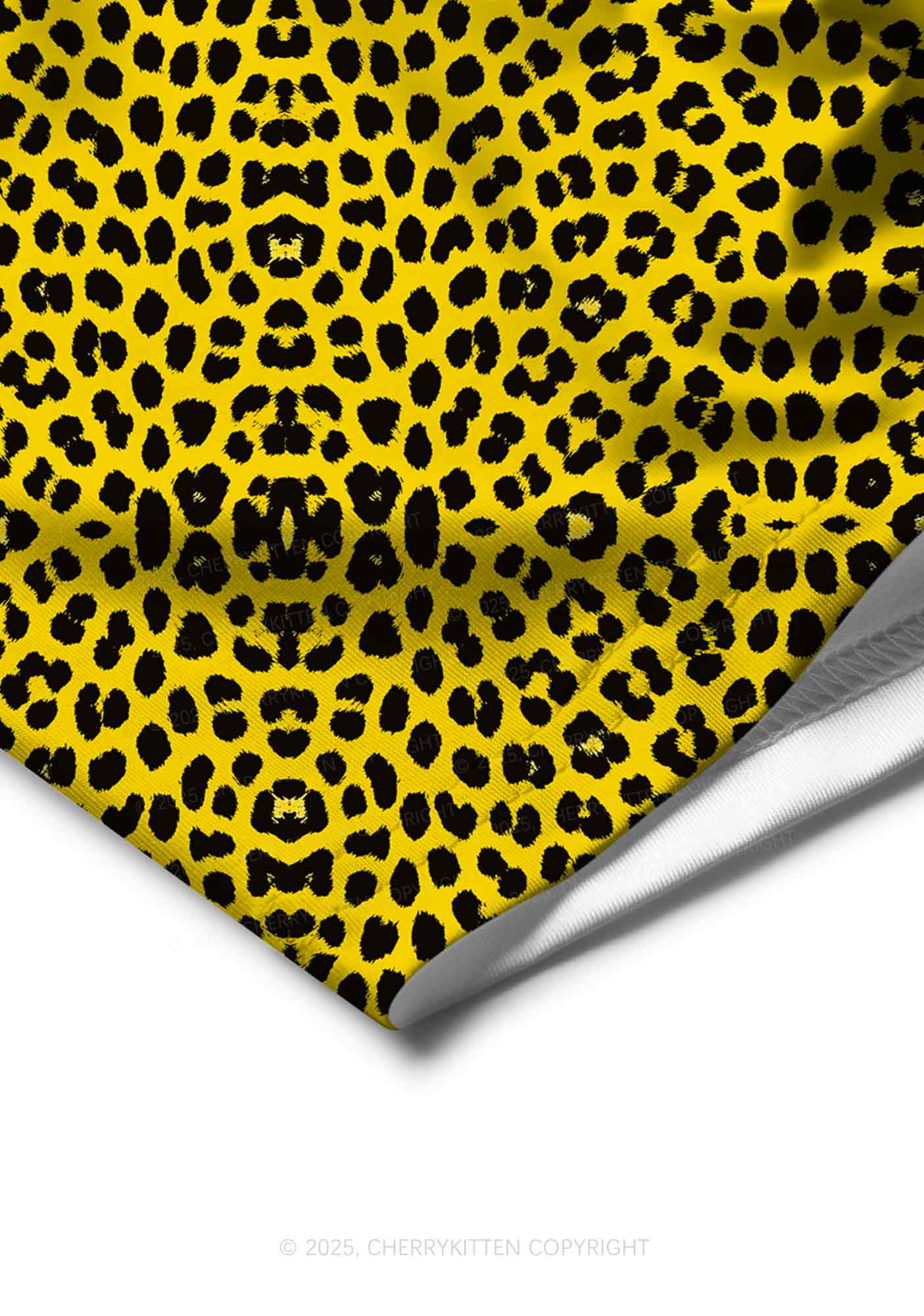 Yellow Leopard Y2K Print Men Boxer Briefs Cherrykitten - Image 5