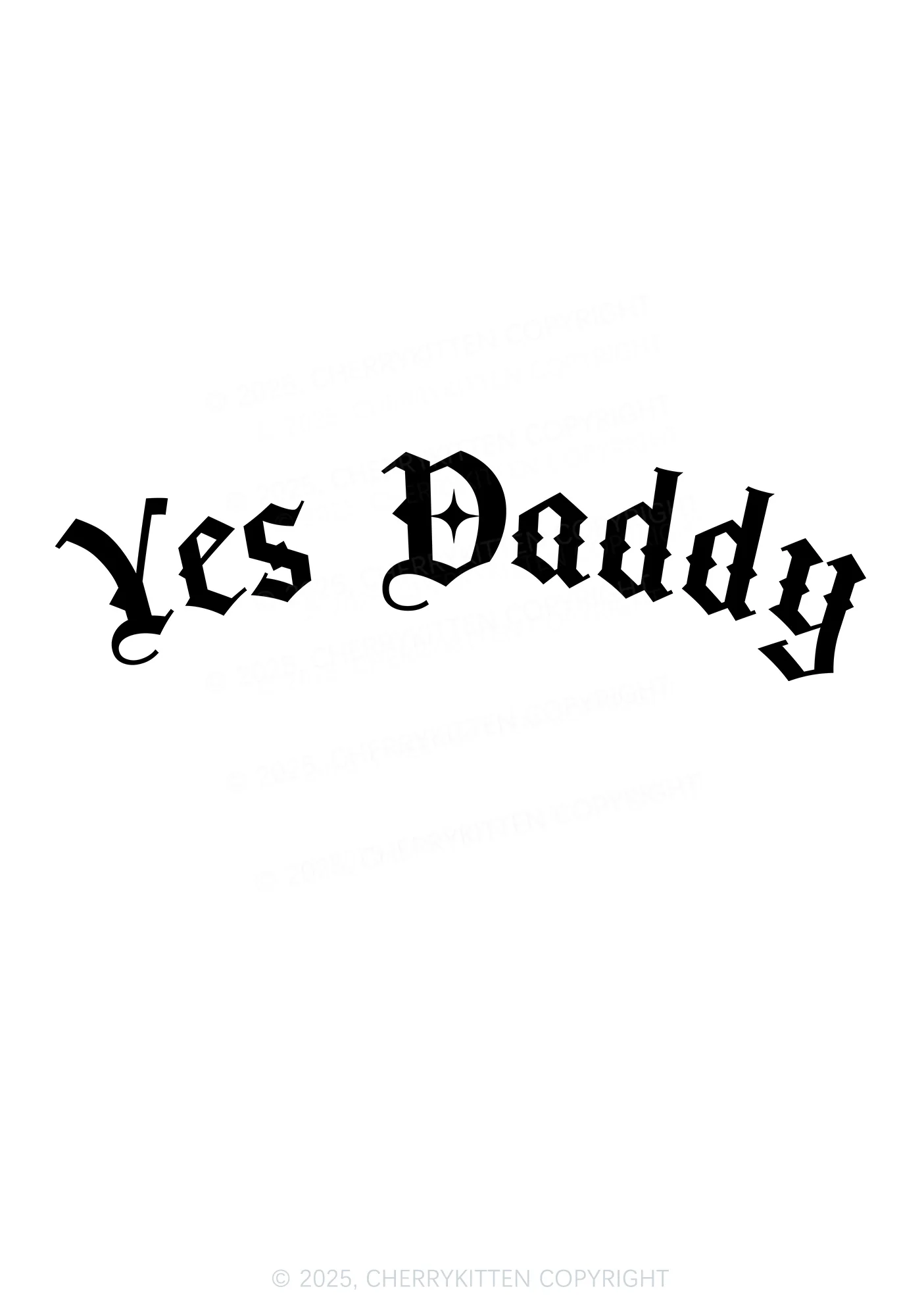 Yes Daddy Goth Y2K Bikini String Thong Cherrykitten - Image 2