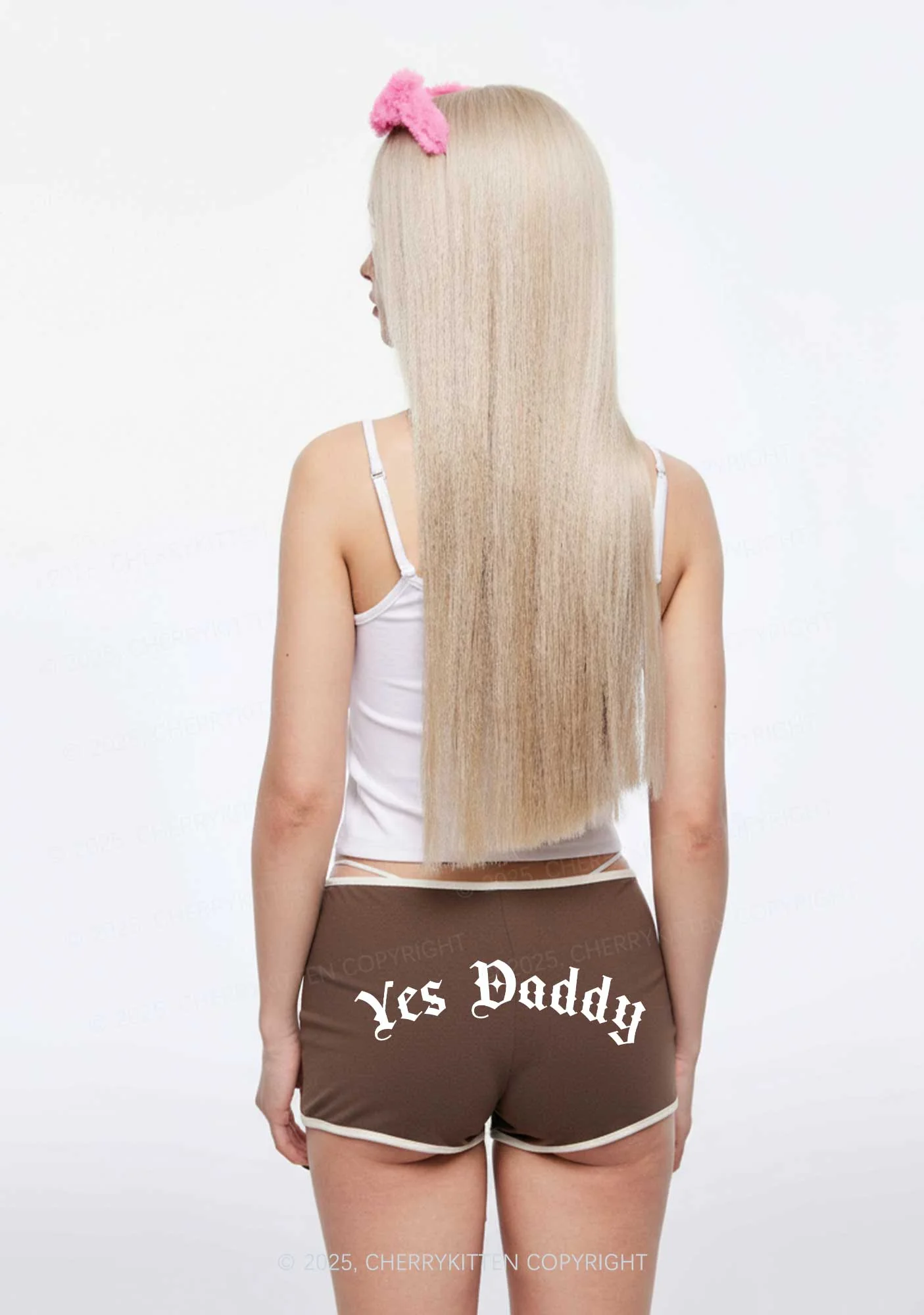 Yes Daddy Goth Y2K Booty Shorts Cherrykitten - Image 2