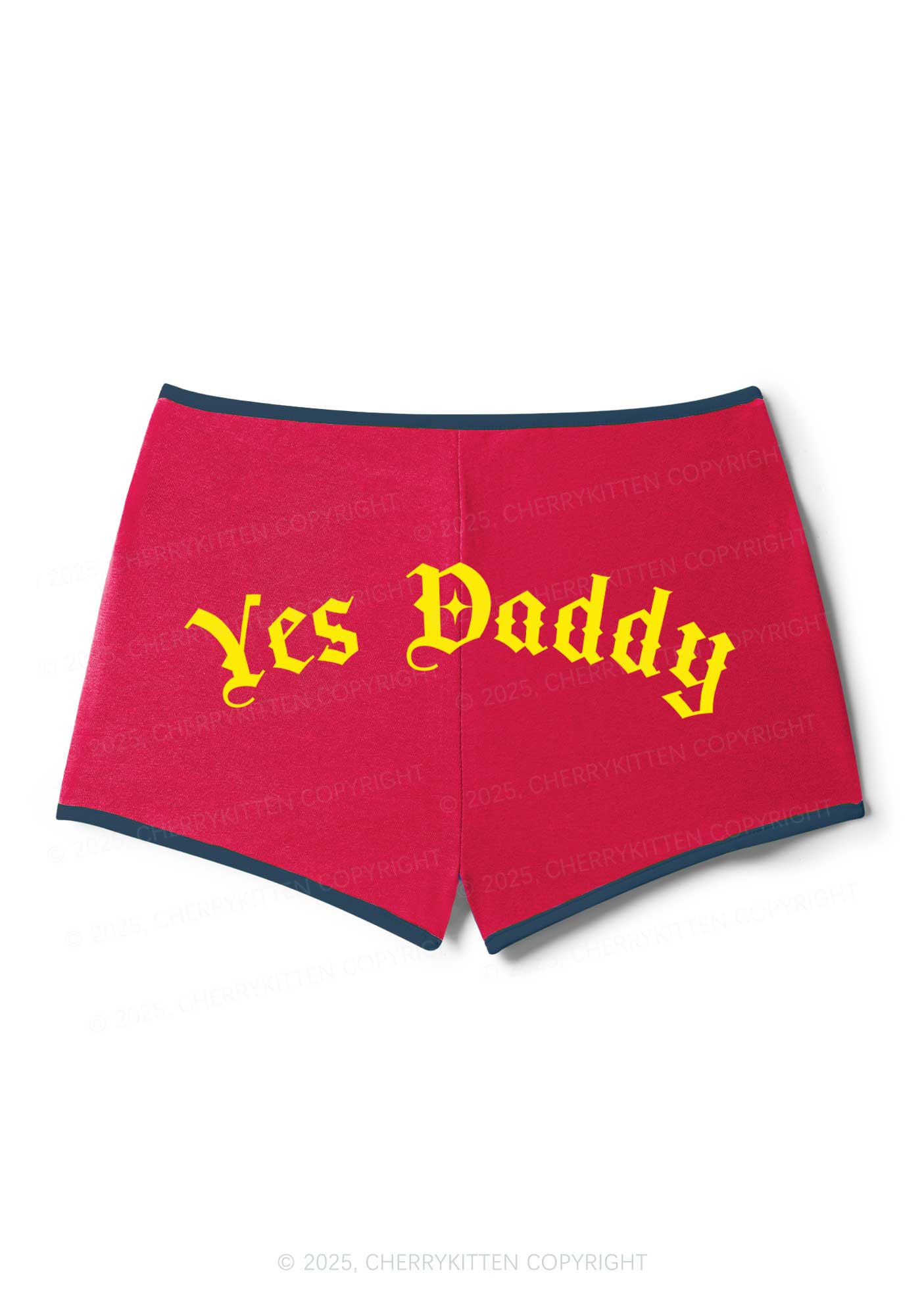 Yes Daddy Goth Y2K Booty Shorts Cherrykitten - Image 3