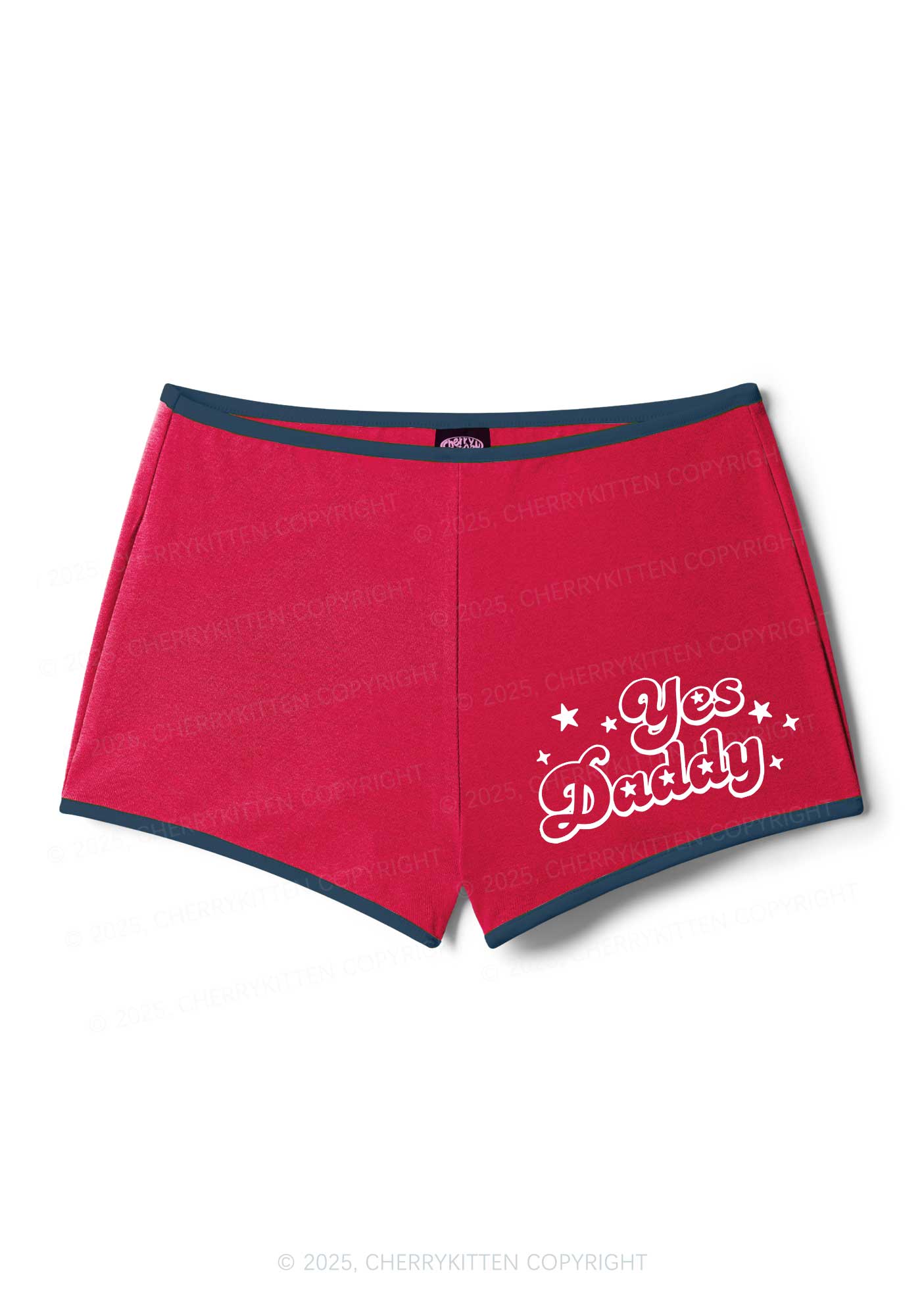 Yes Daddy Star Y2K Booty Shorts Cherrykitten - Image 3