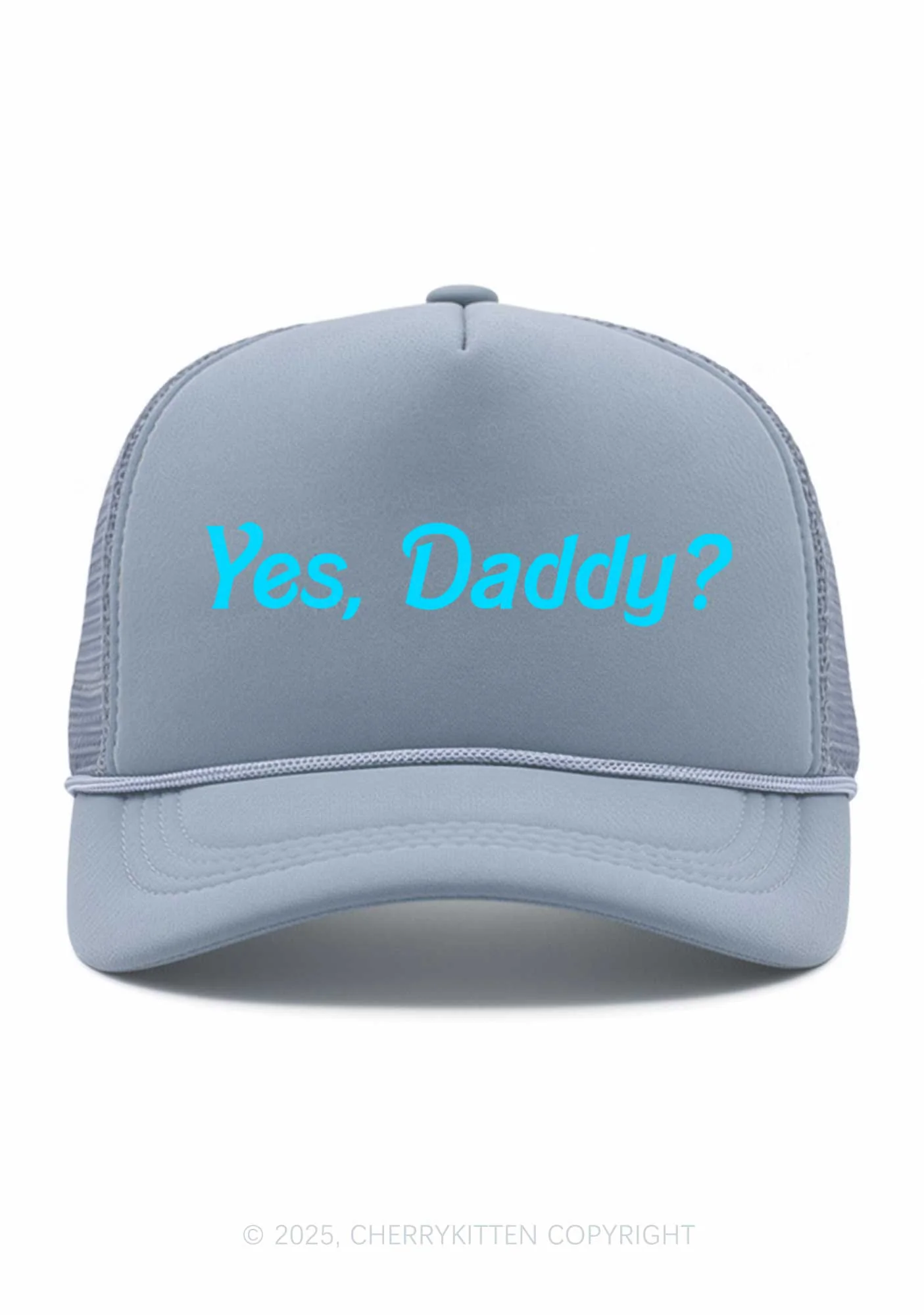 Yes Daddy Valentine's Day Y2K Trucker Hat Cherrykitten - Image 14