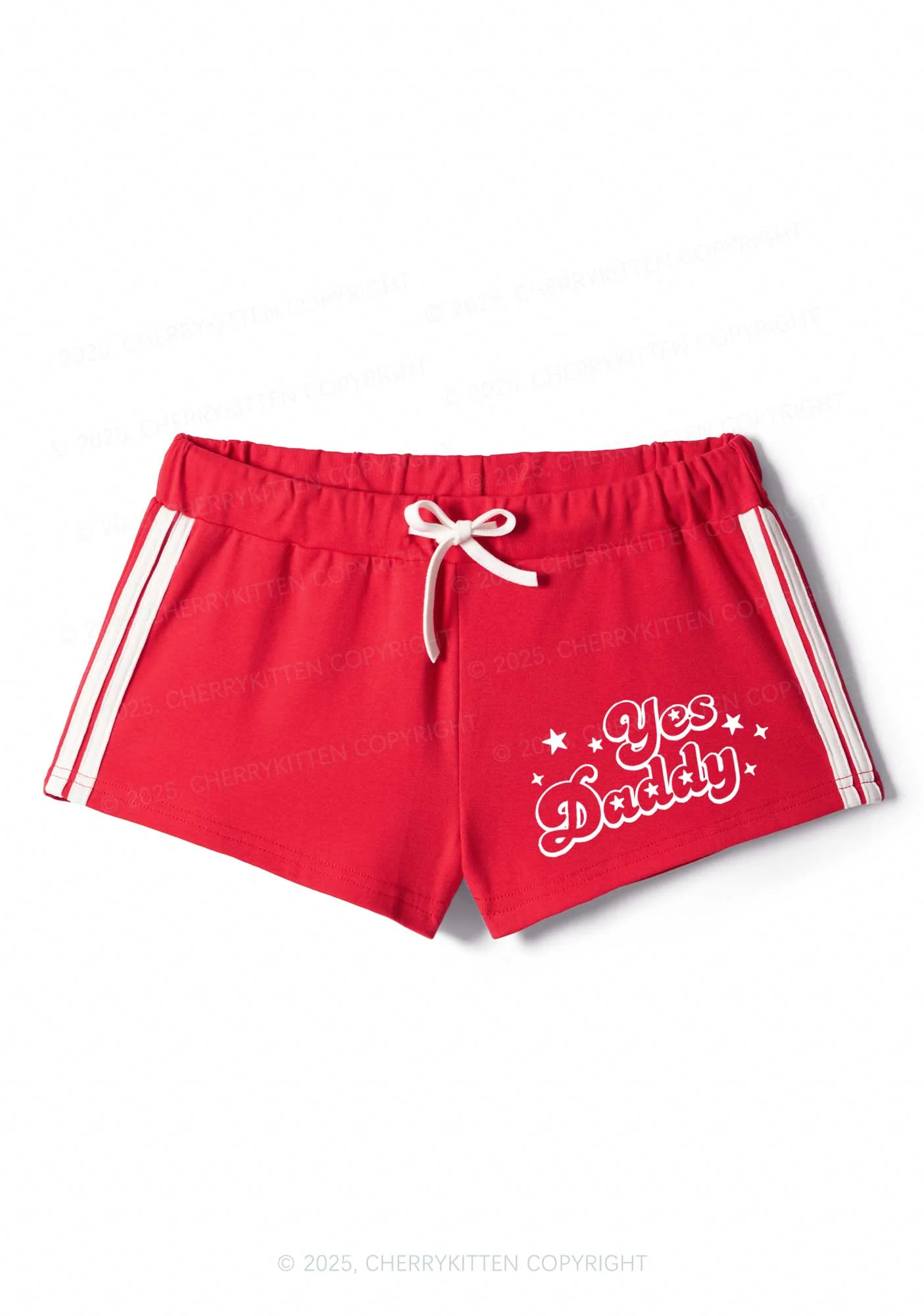 Yes Daddy Star Y2K Drawstring Mini Shorts Cherrykitten - Image 5