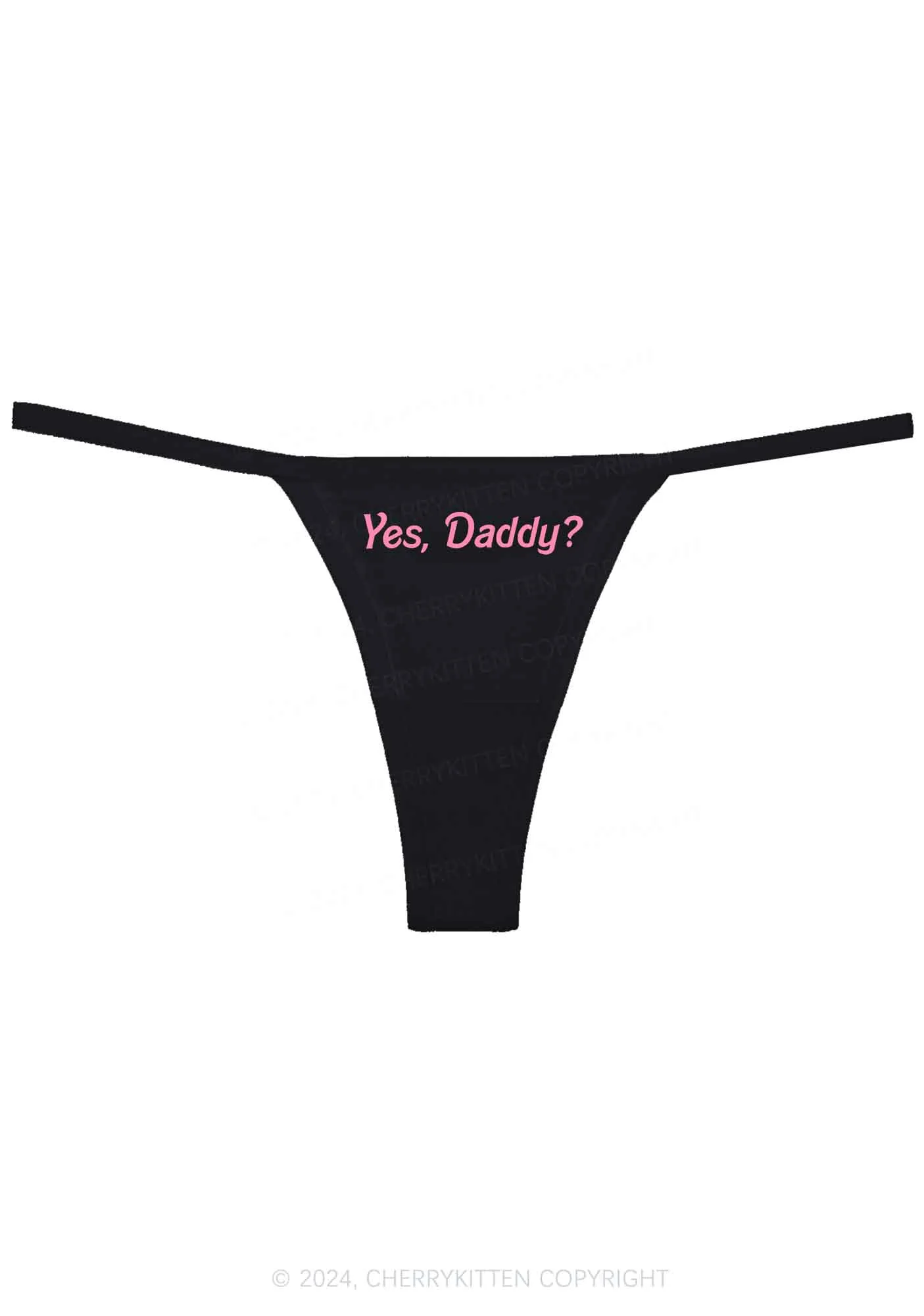 Yes Daddy Y2K Flat String Thong Cherrykitten - Image 4