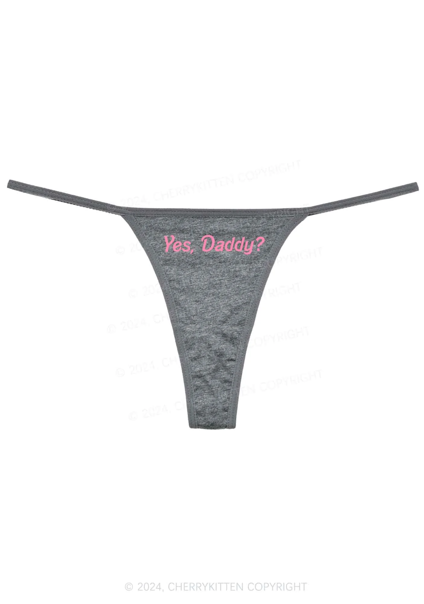 Yes Daddy Y2K Flat String Thong Cherrykitten - Image 5
