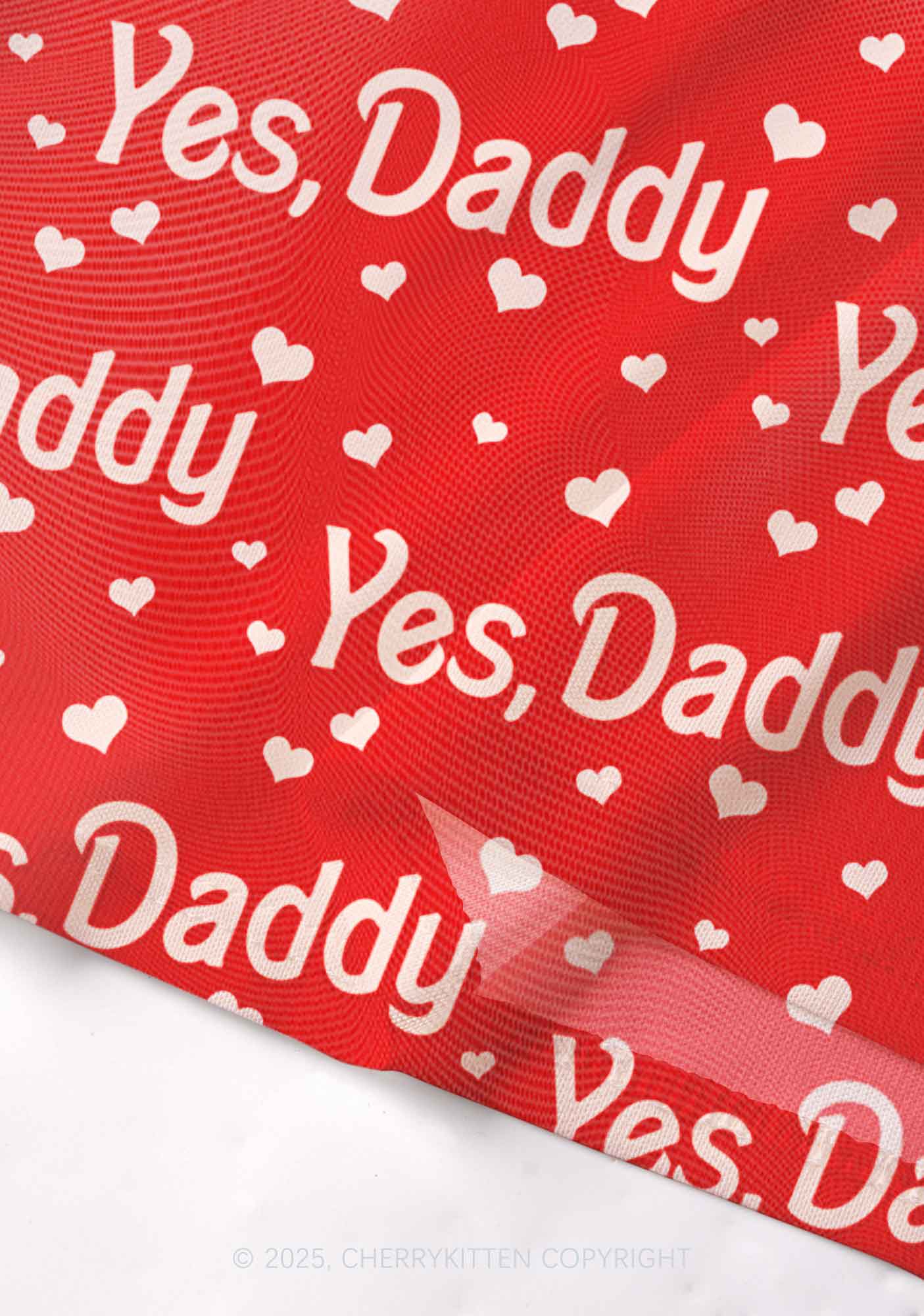 Yes Daddy Y2K Mesh Cami Tank Cherrykitten - Image 3