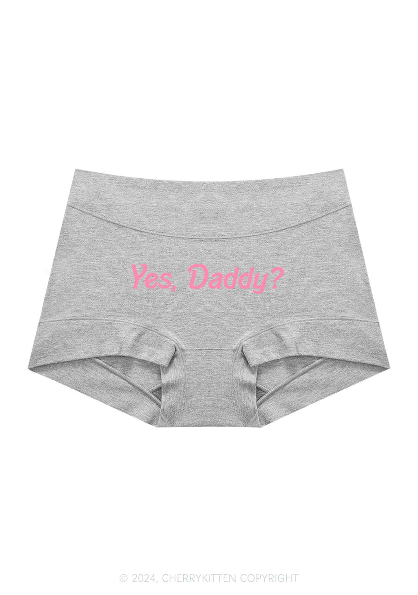 Yes Daddy Y2K Mid Rise Waist Boyshort Cherrykitten - Image 5