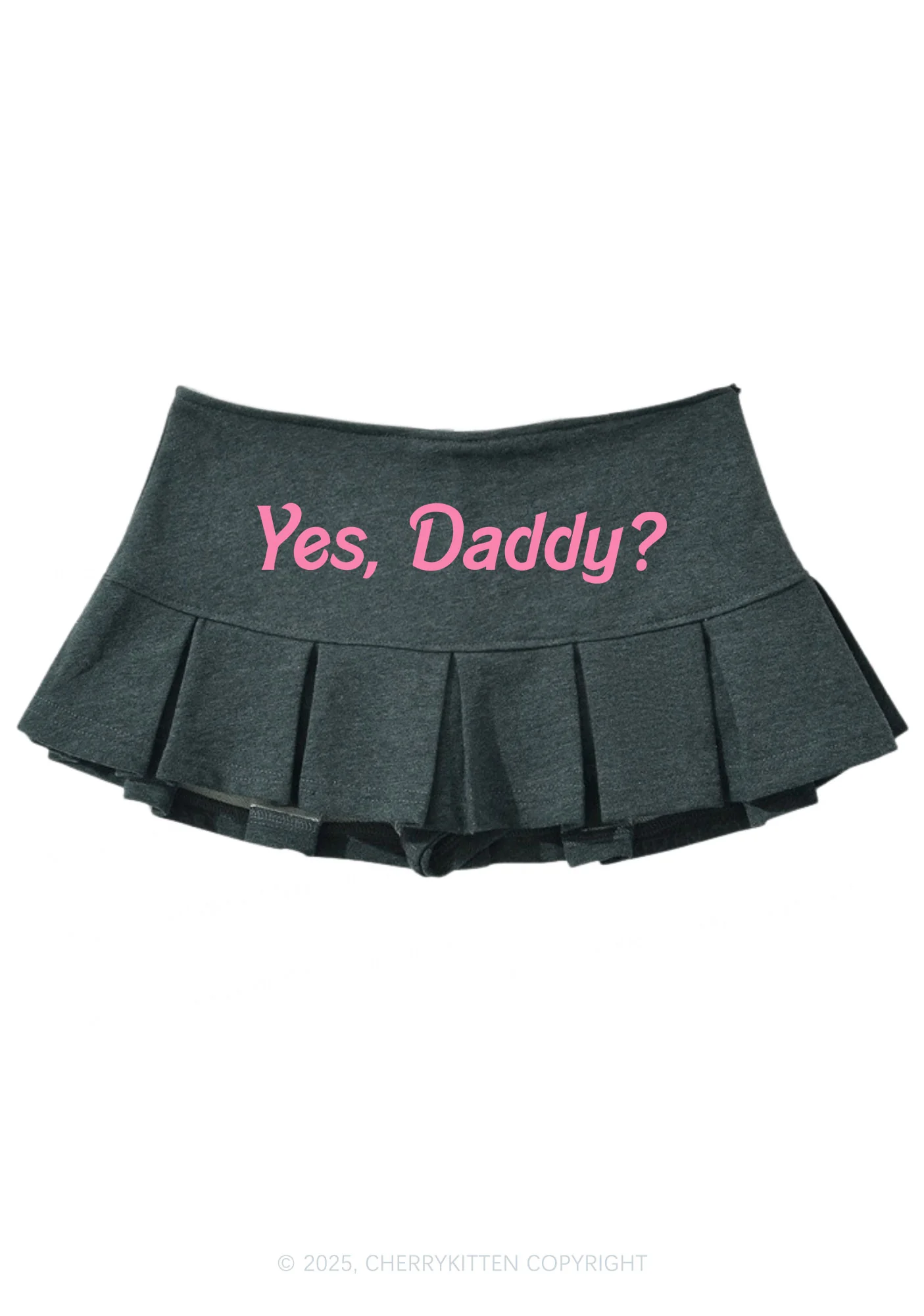 Yes Daddy Y2K Mini Pleated Skirts Cherrykitten - Image 3