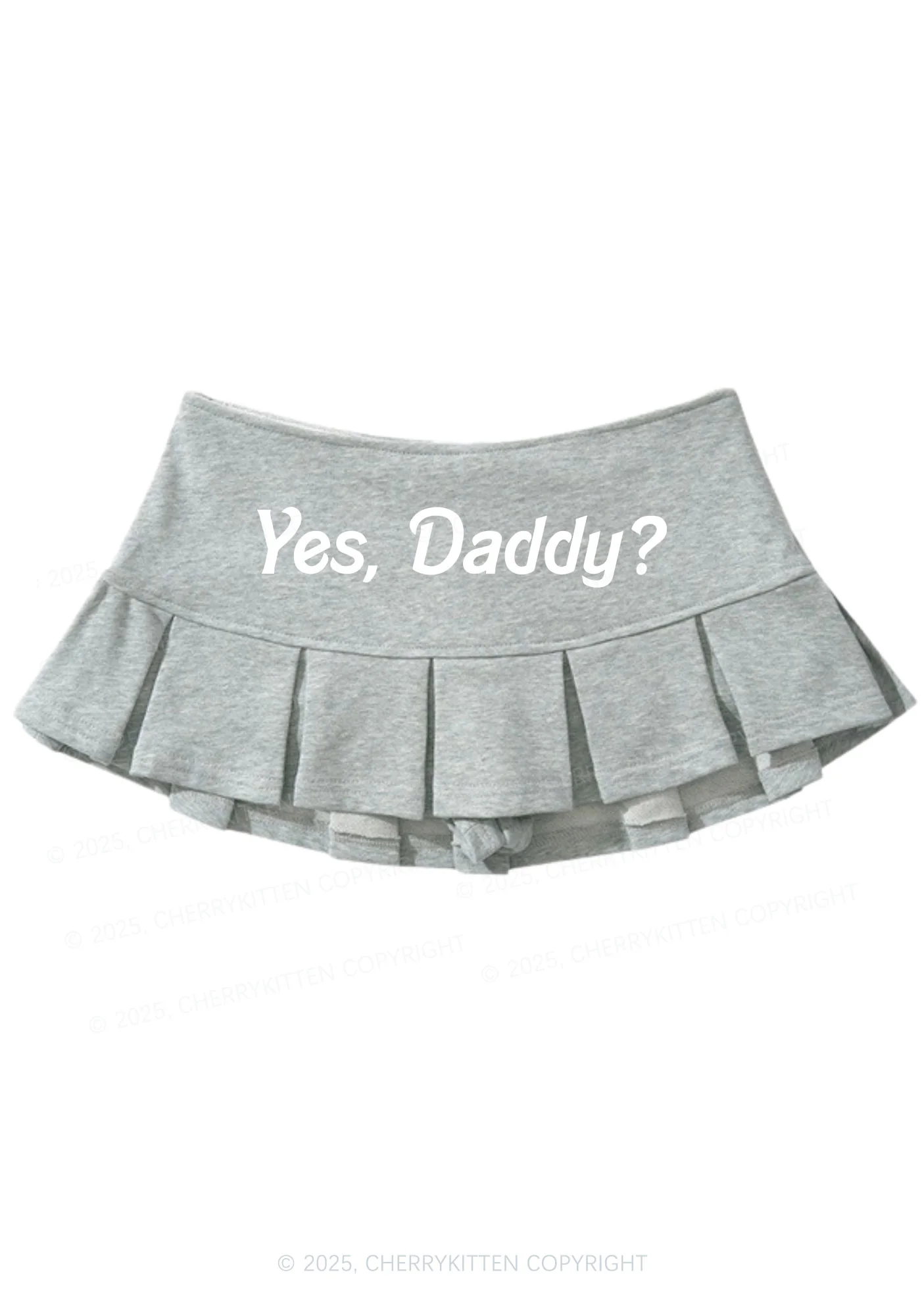 Yes Daddy Y2K Mini Pleated Skirts Cherrykitten - Image 4