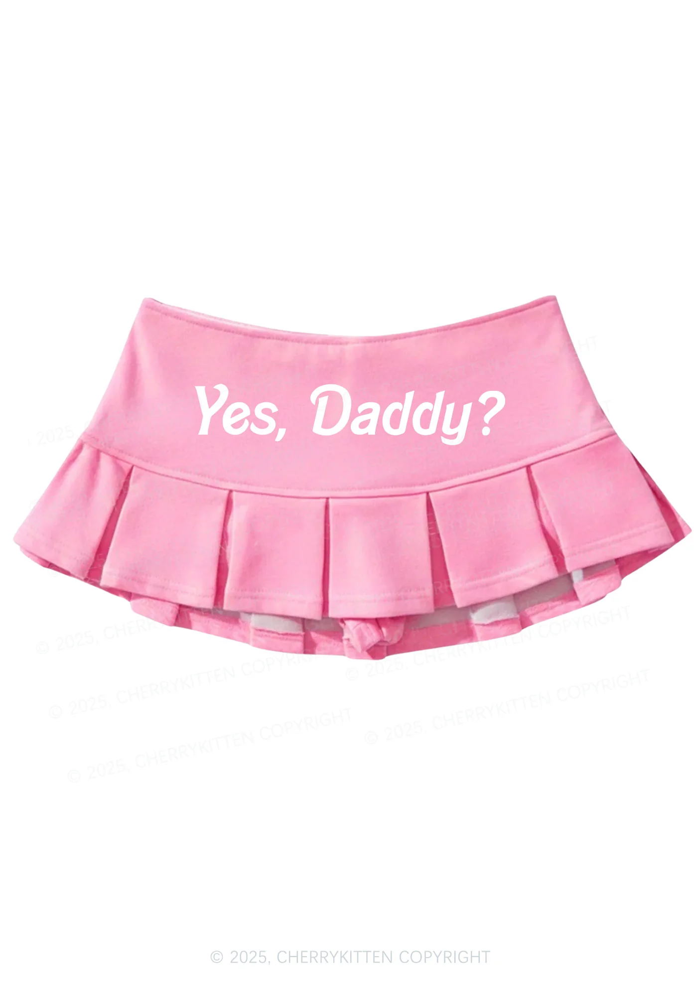 Yes Daddy Y2K Mini Pleated Skirts Cherrykitten - Image 5