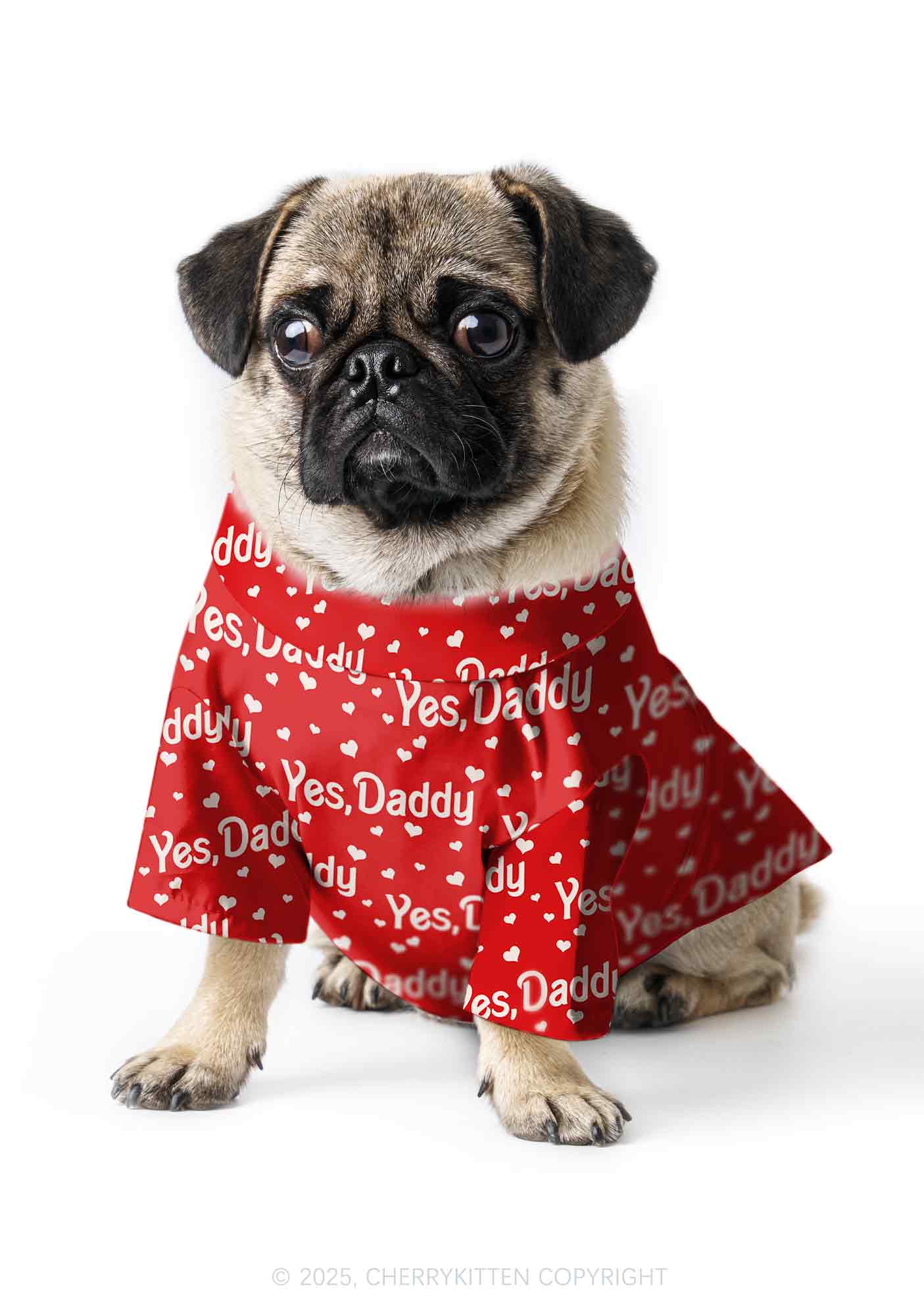 Yes Daddy Y2K Pet Shirts Cherrykitten - Image 3