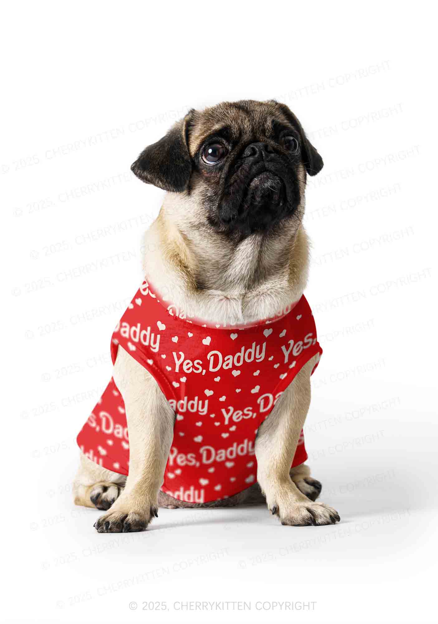 Yes Daddy Y2K Pet Tank Top Cherrykitten - Image 3