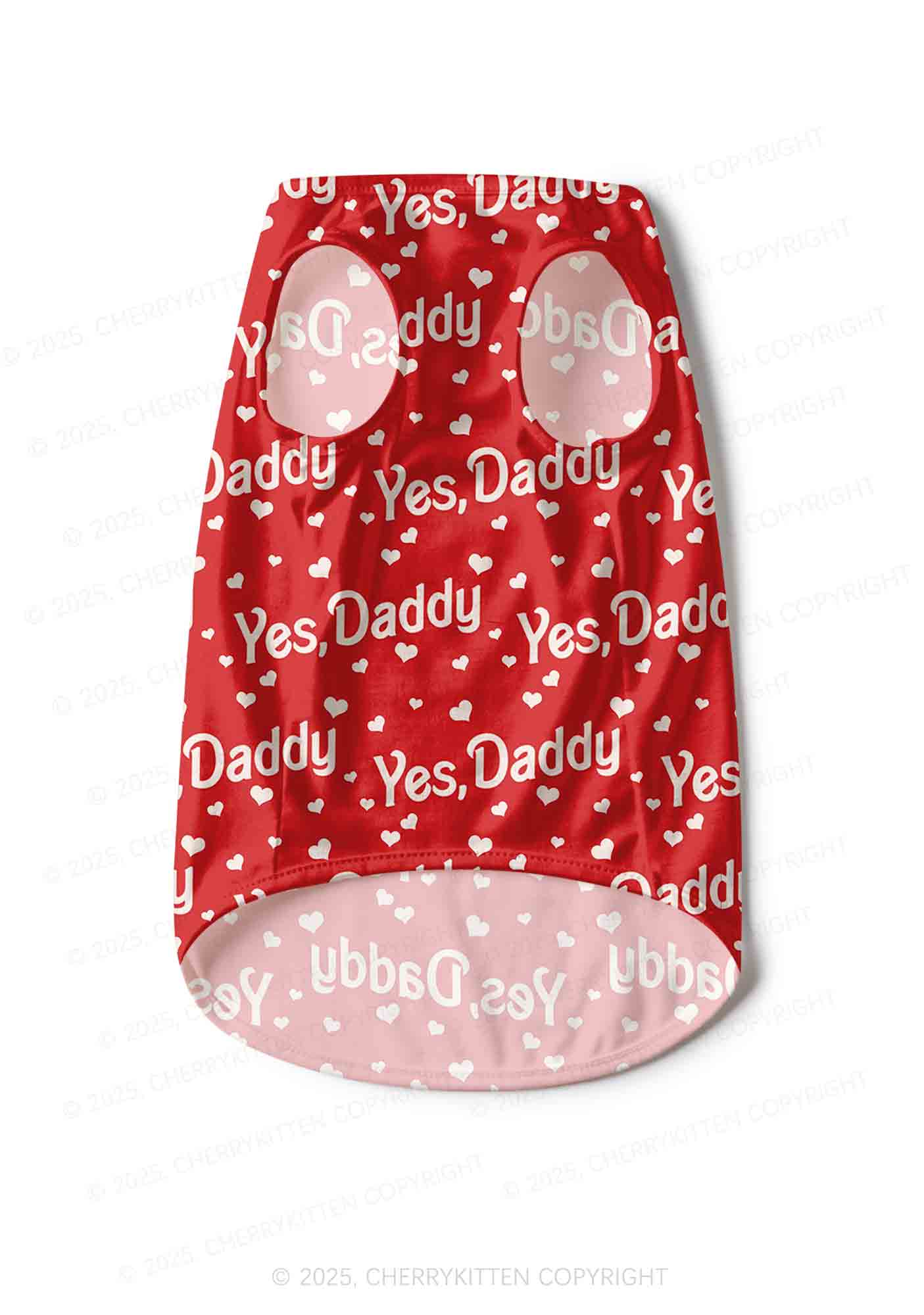 Yes Daddy Y2K Pet Tank Top Cherrykitten - Image 4