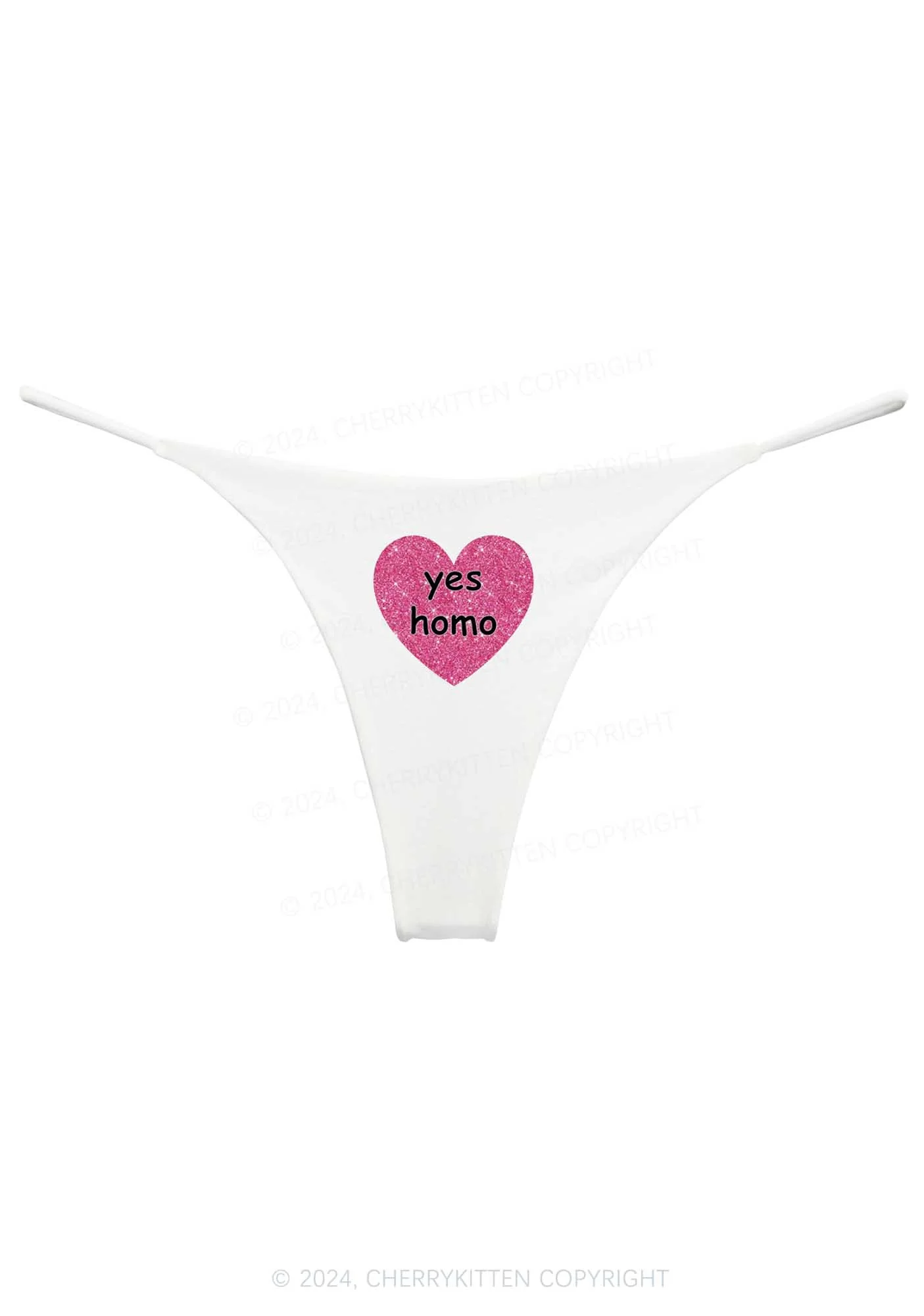 Yes Homo Y2K Bikini String Thong Cherrykitten - Image 4