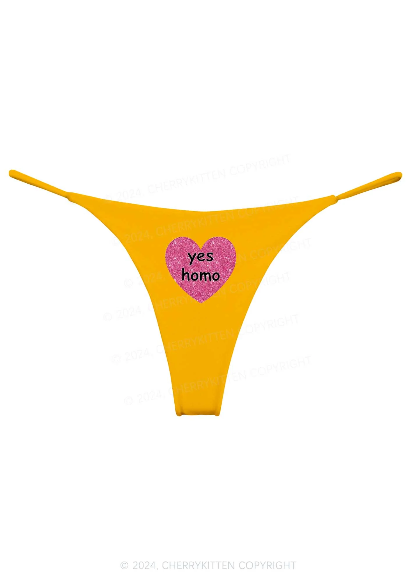Yes Homo Y2K Bikini String Thong Cherrykitten - Image 9