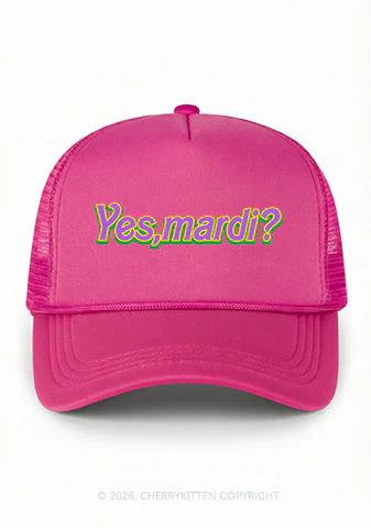 Yes Mardi Y2K Trucker Hat Cherrykitten - Image 3