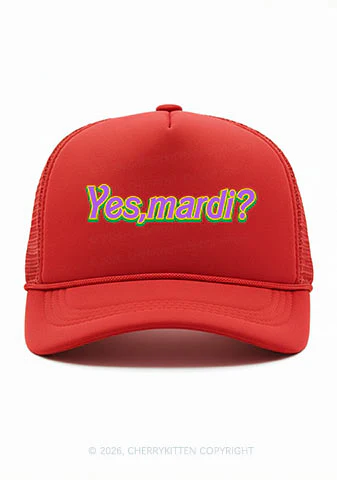 Yes Mardi Y2K Trucker Hat Cherrykitten - Image 5