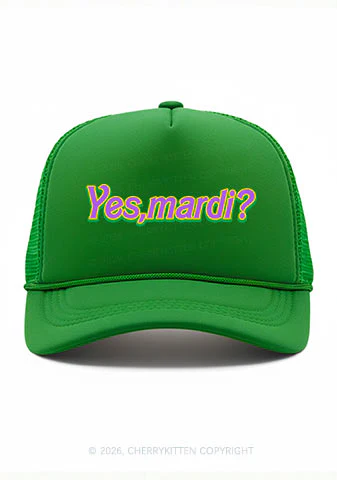 Yes Mardi Y2K Trucker Hat Cherrykitten - Image 6