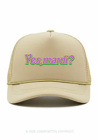 Yes Mardi Y2K Trucker Hat Cherrykitten - Image 9