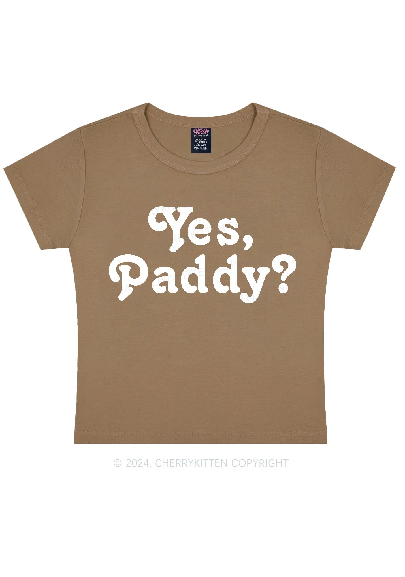 Yes Paddy St Patricks Y2K Baby Tee Cherrykitten - Image 11