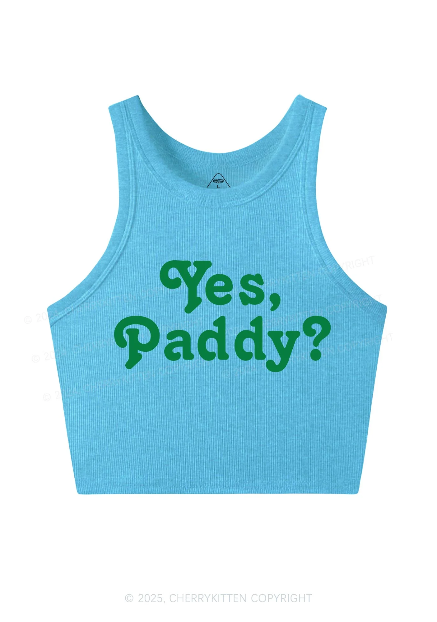 Yes Paddy St Patricks Y2K Crop Tank Top Cherrykitten - Image 7