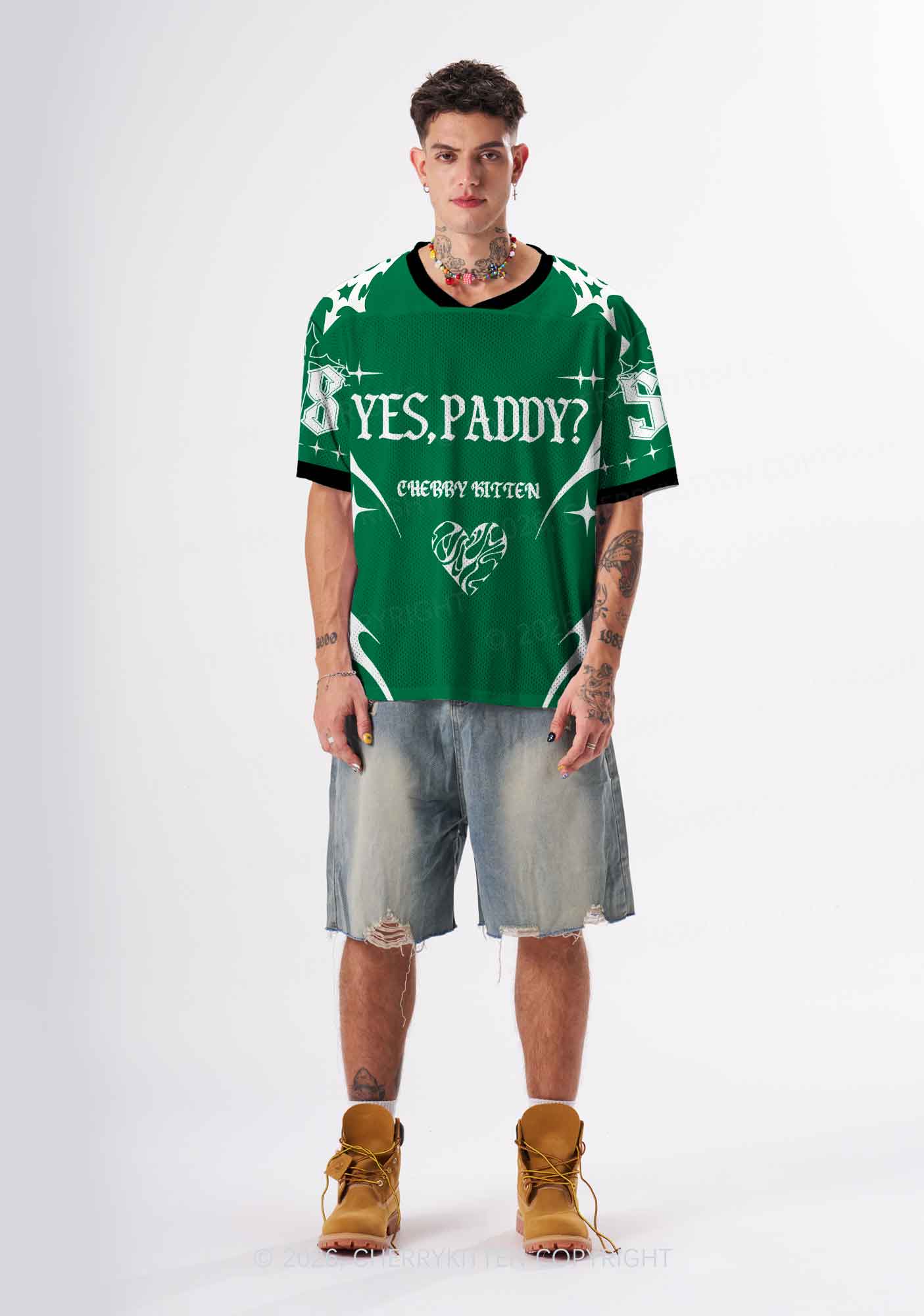 Yes Paddy St Patricks Y2K Sport Jersey Shirts Cherrykitten - Image 2