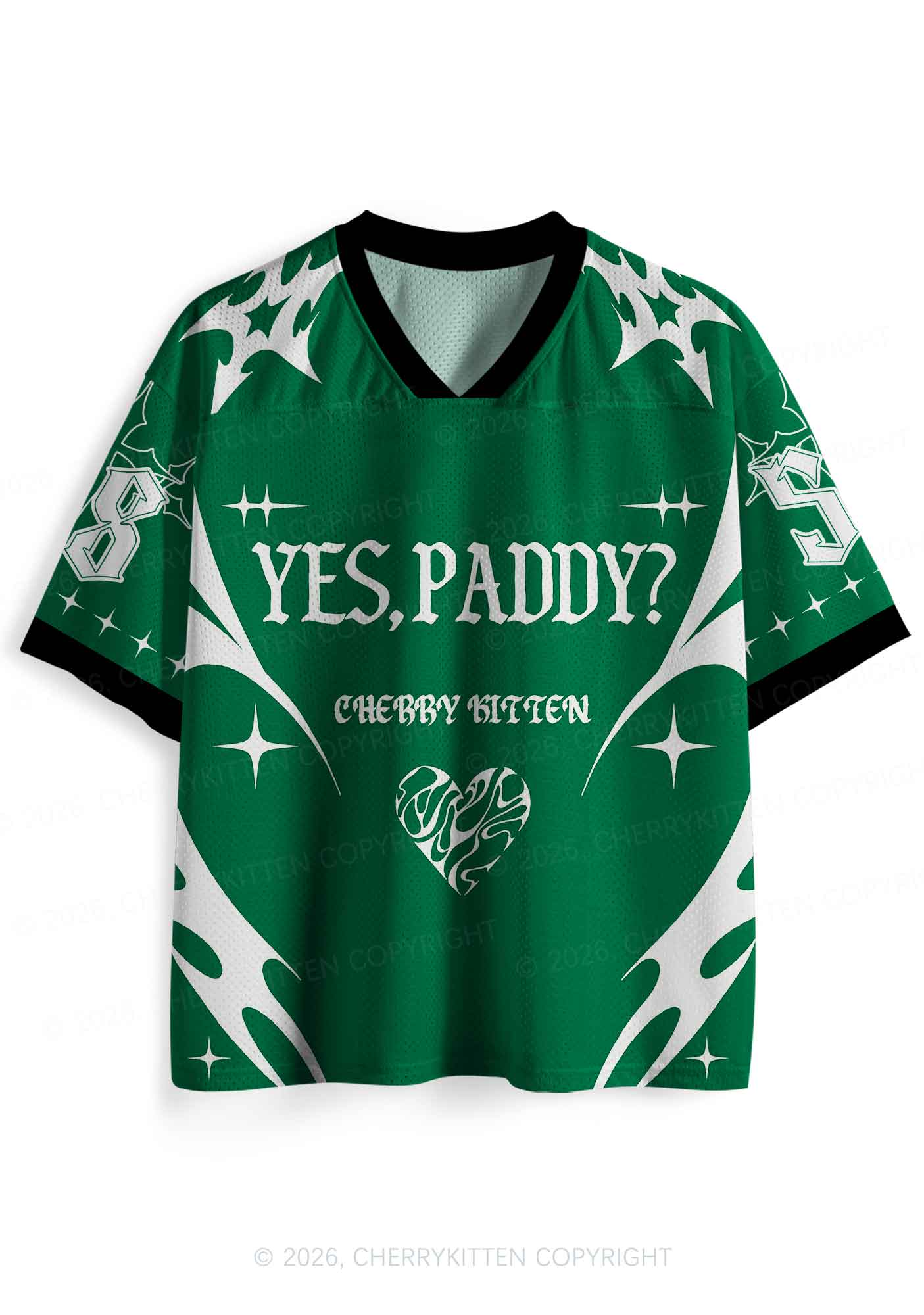 Yes Paddy St Patricks Y2K Sport Jersey Shirts Cherrykitten - Image 5