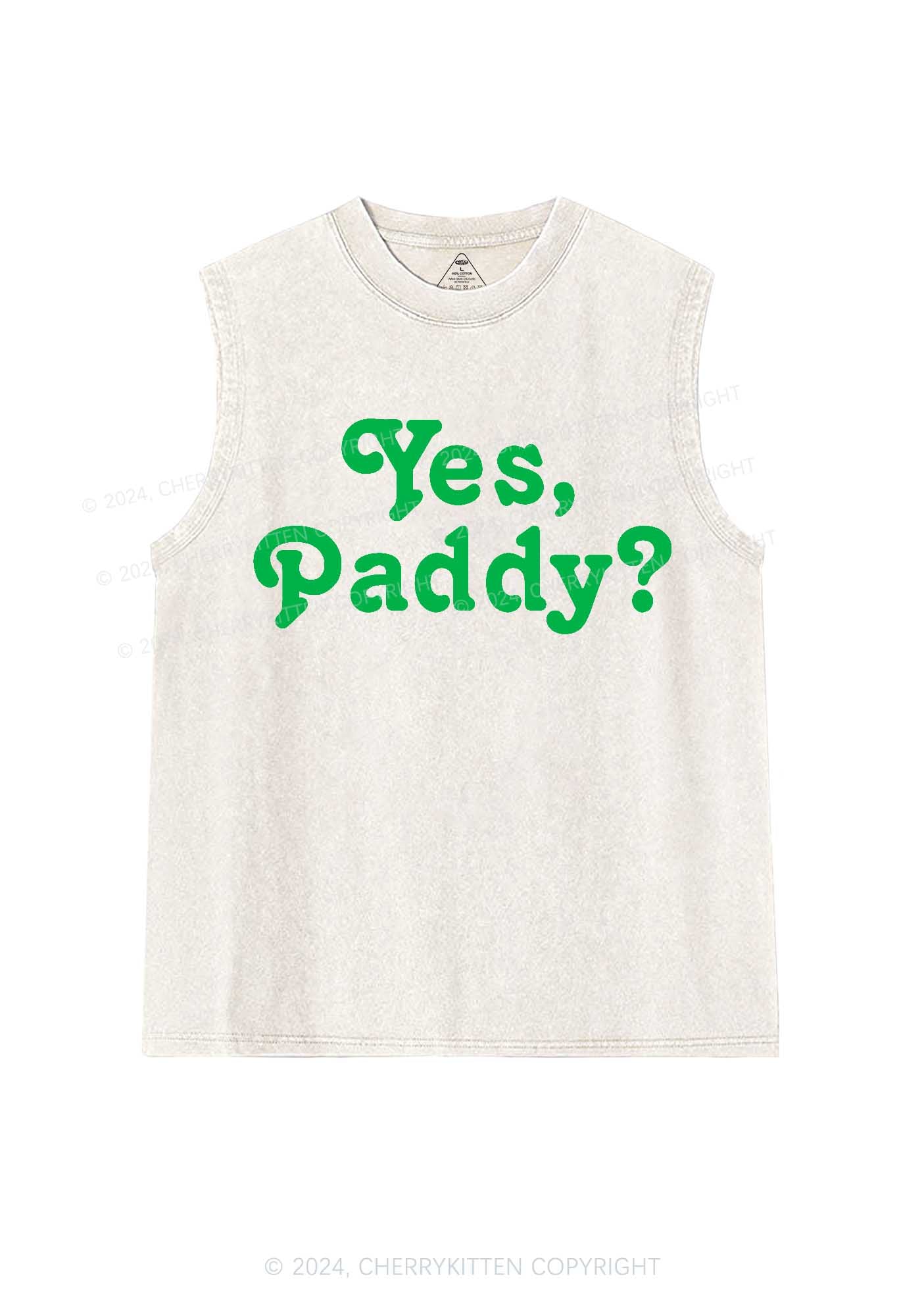 Yes Paddy St Patricks Y2K Washed Tank Cherrykitten - Image 3