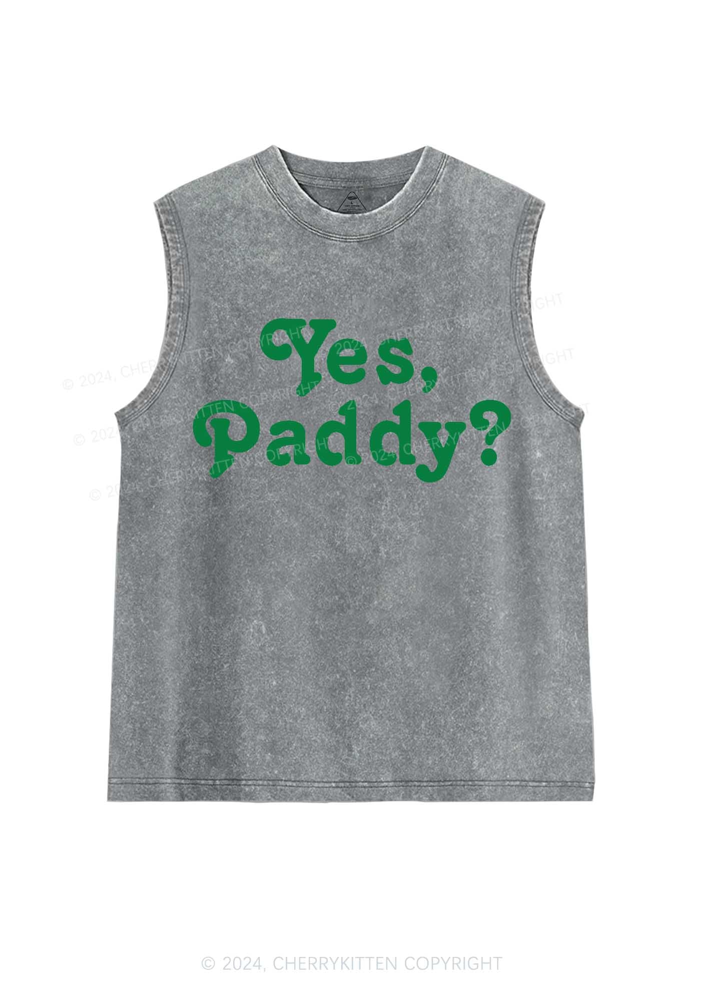 Yes Paddy St Patricks Y2K Washed Tank Cherrykitten - Image 5