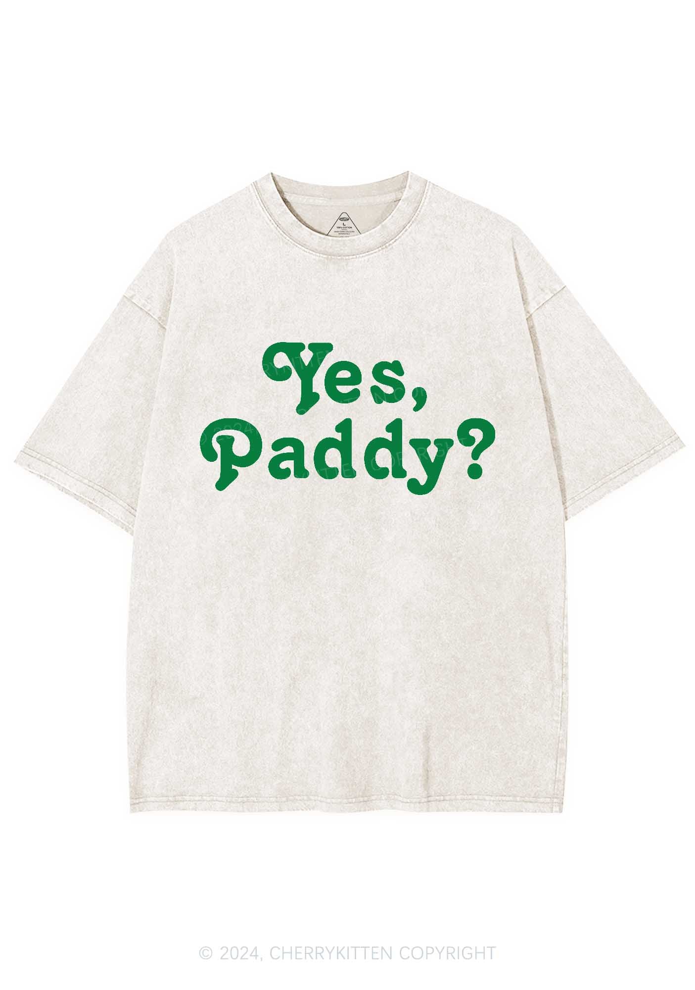 Yes Paddy St Patricks Y2K Washed Tee Cherrykitten - Image 4