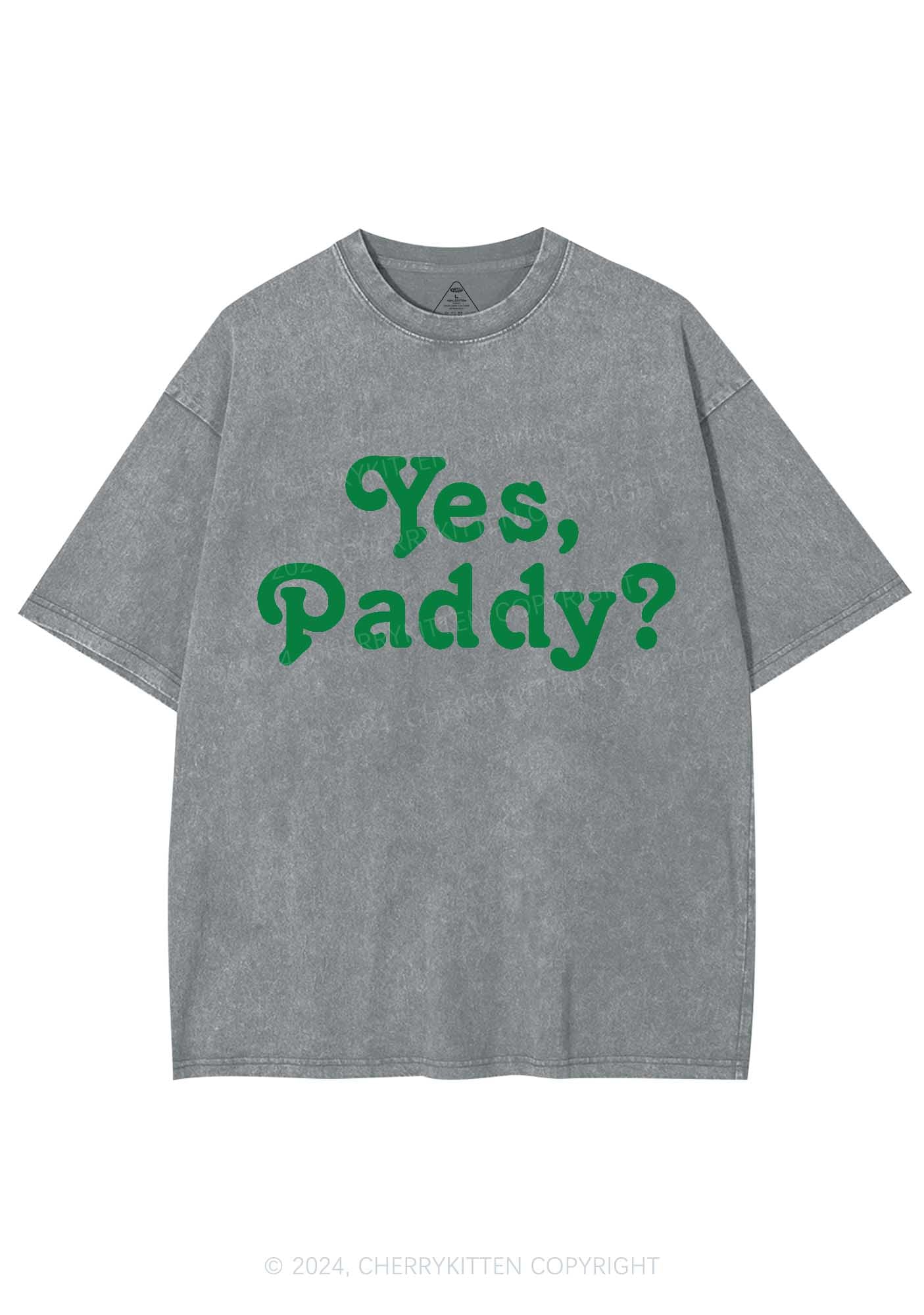 Yes Paddy St Patricks Y2K Washed Tee Cherrykitten - Image 7