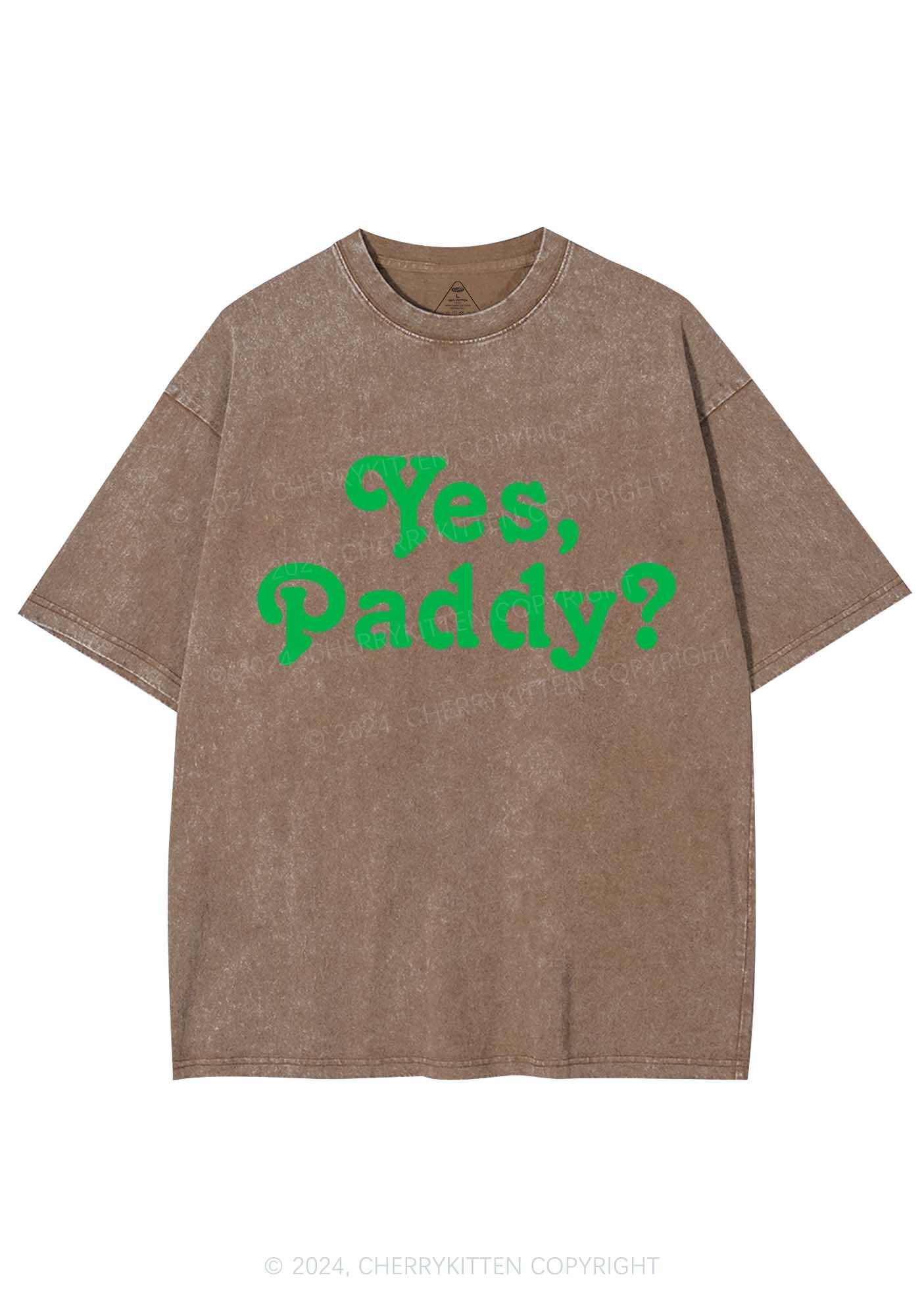 Yes Paddy St Patricks Y2K Washed Tee Cherrykitten - Image 8